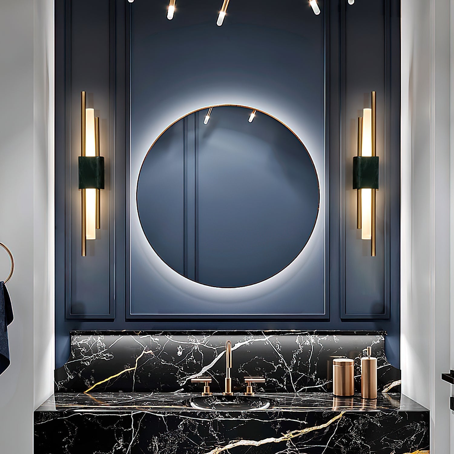 Mildred Premium Nordic Art Marble Wall Light - Letslighting