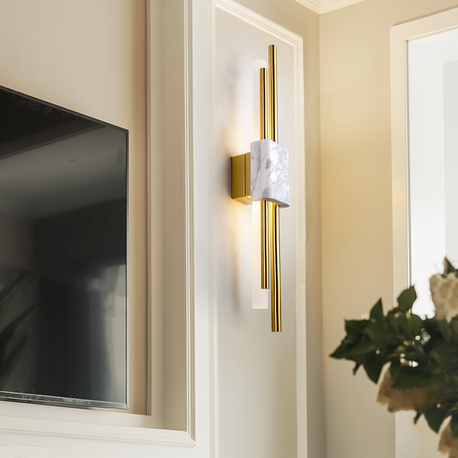 Mildred Premium Nordic Art Marble Wall Light - Letslighting