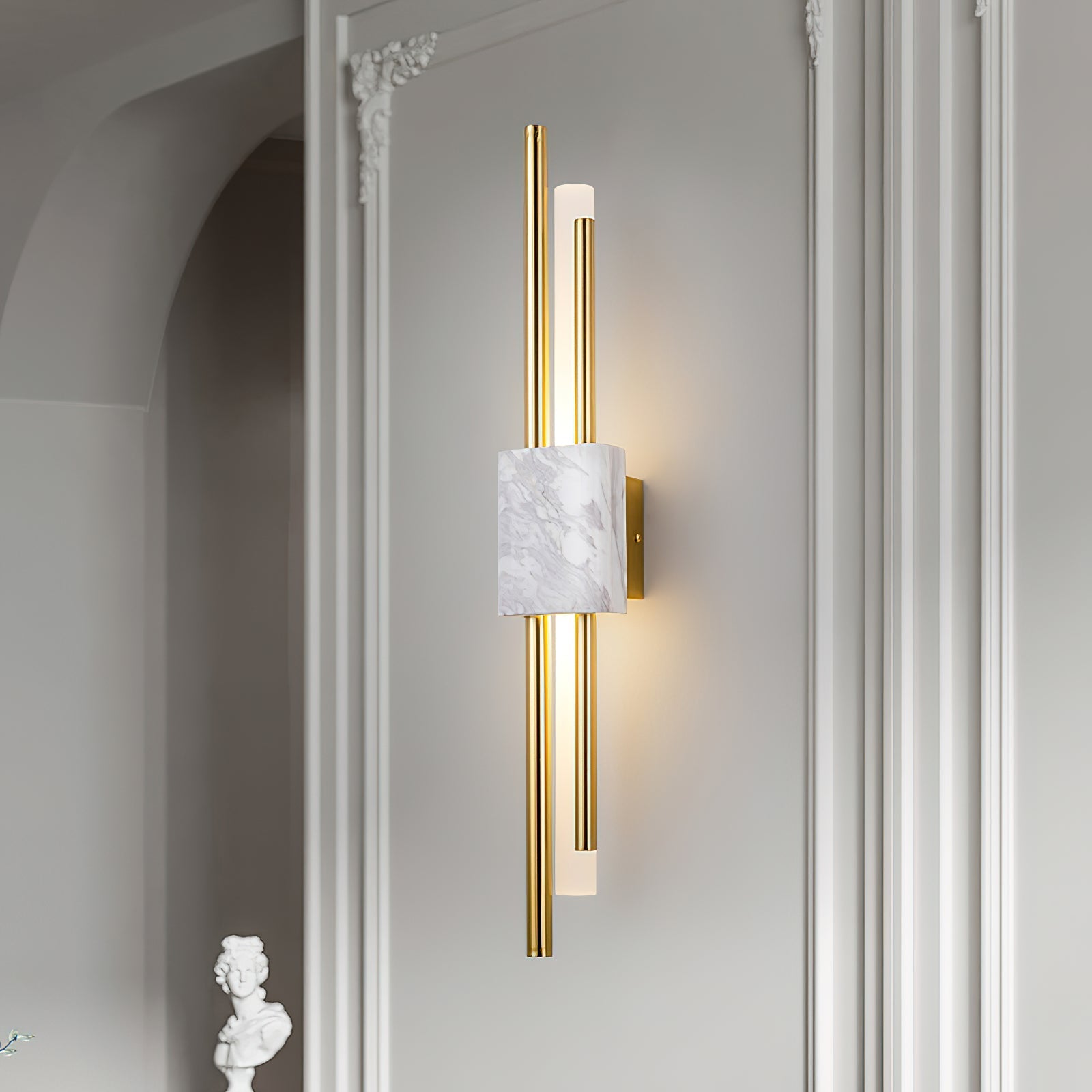 Mildred Premium Nordic Art Marble Wall Light - Letslighting