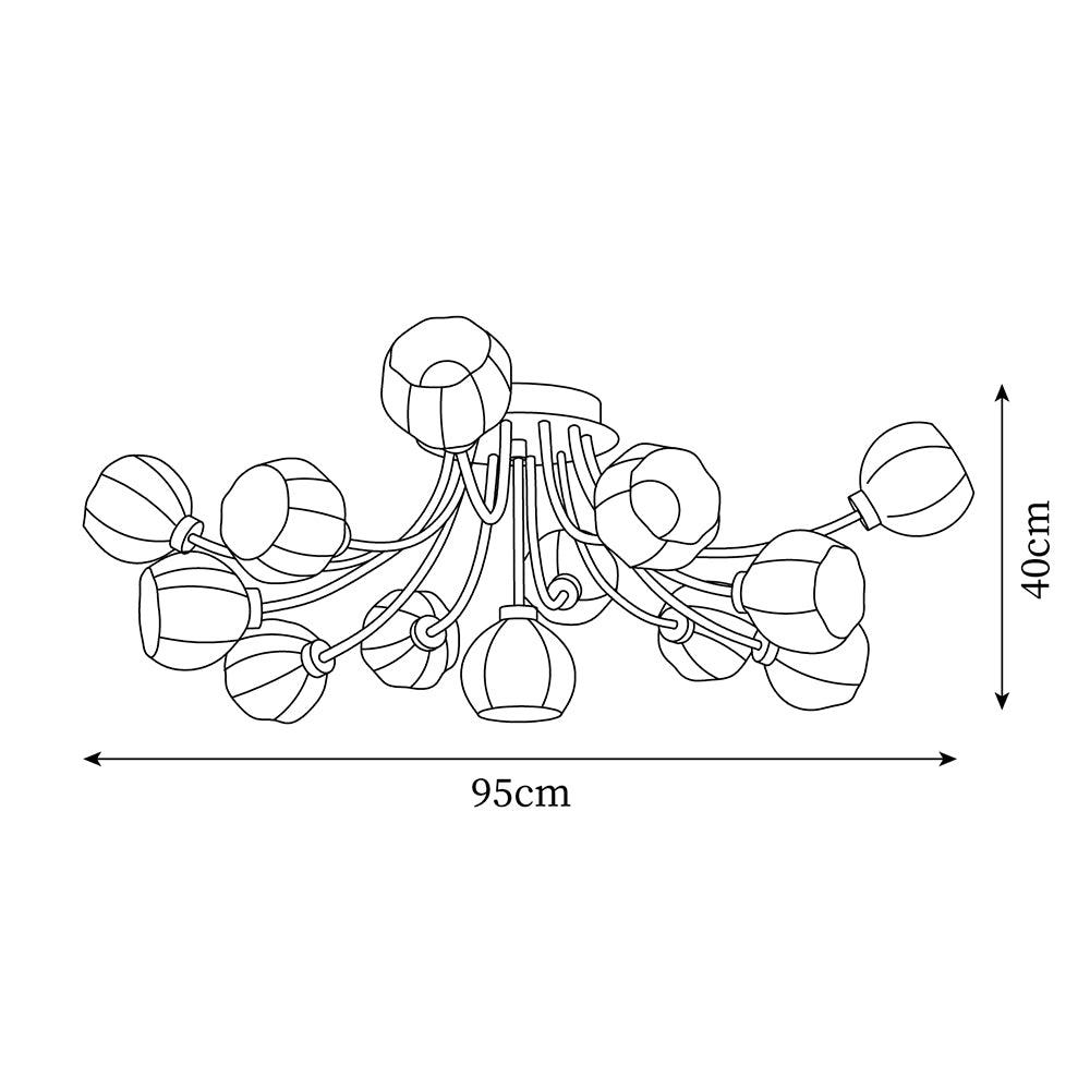 Florina Flower Ceiling Light - Letslighting