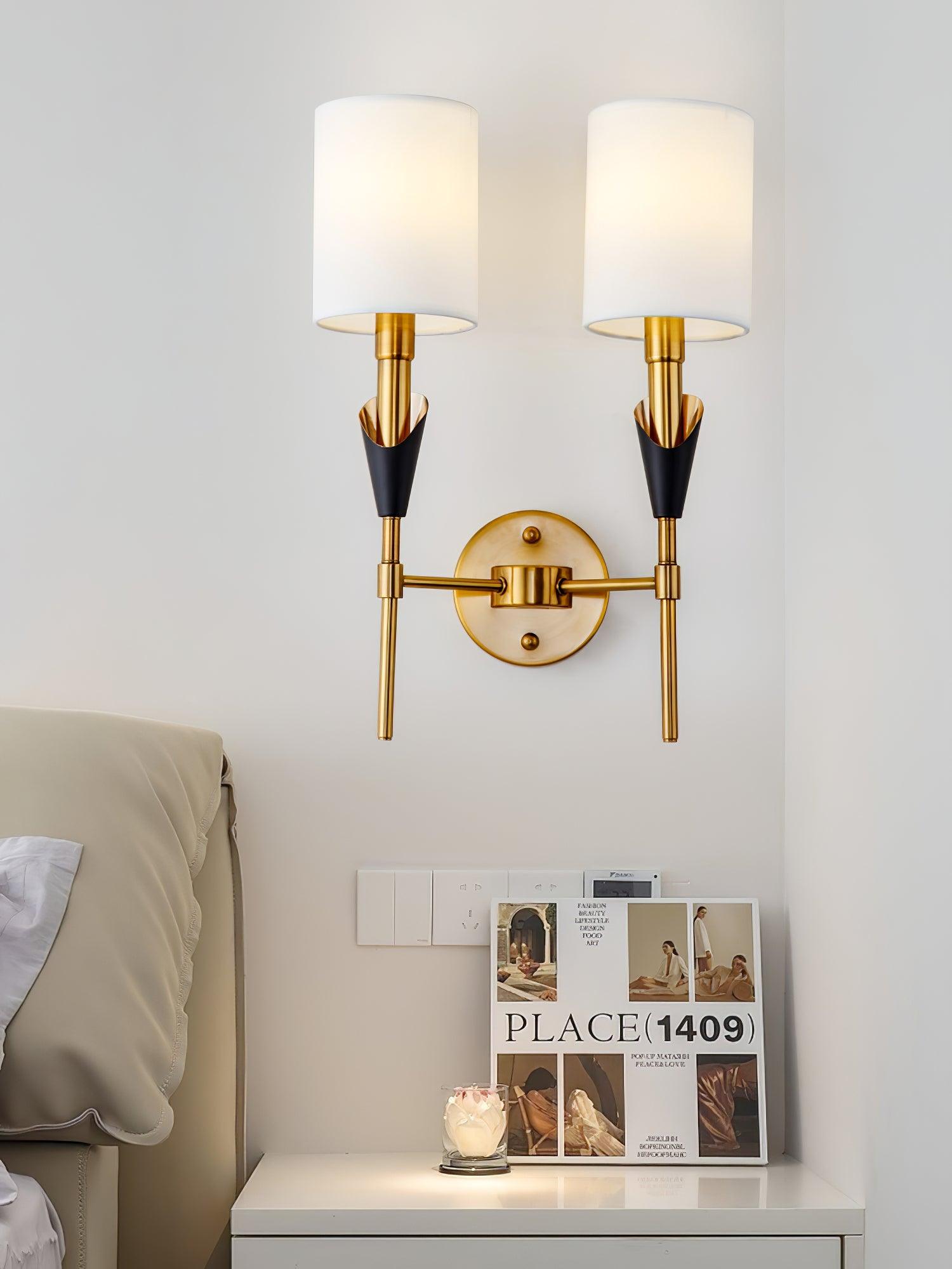 Eurzorira Fabric Wall Light