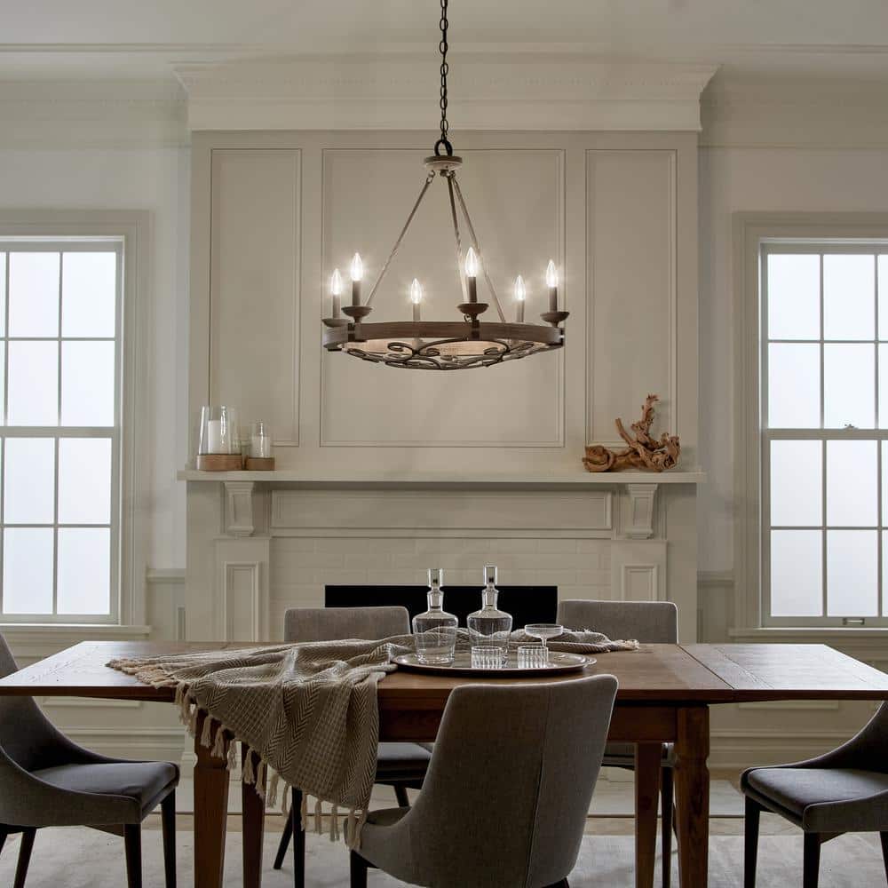 Evtalen Vintage Industrial Wooden Chandelier - Letslighting