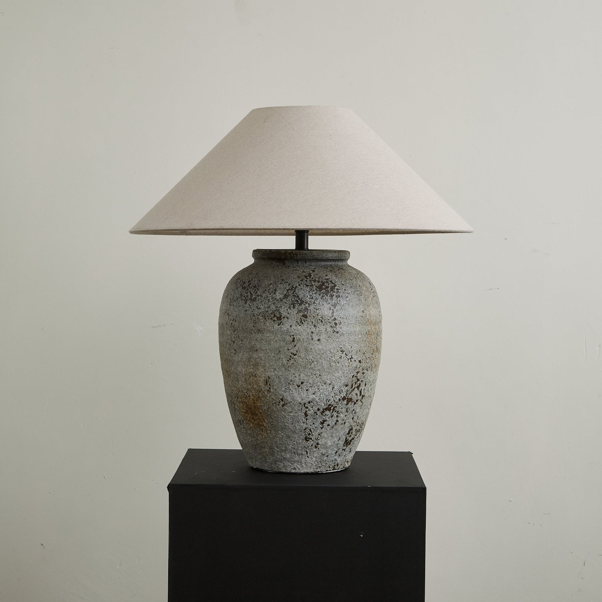 Terra Ceramic & Fabric Table Lamp - Letslighting
