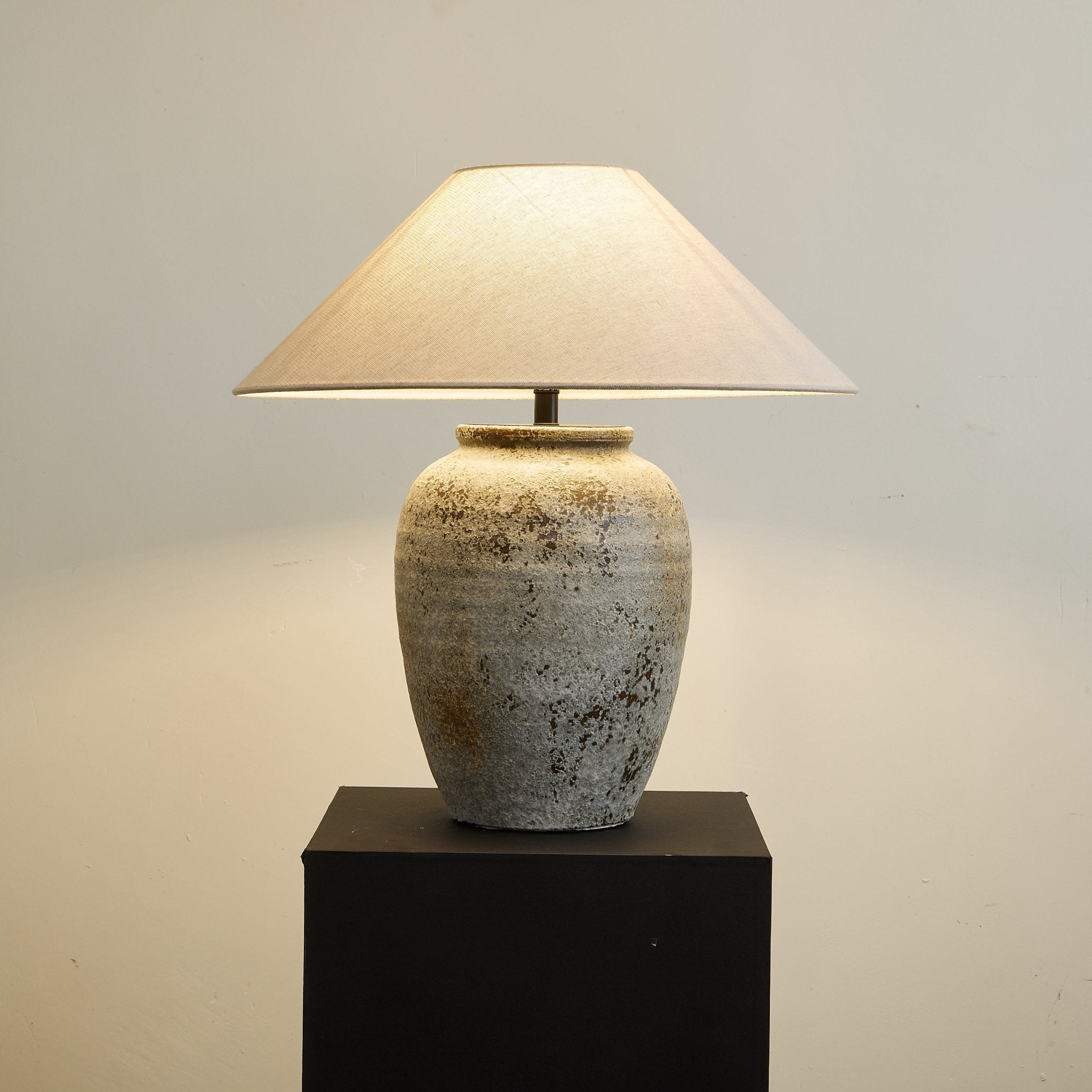 Terra Ceramic & Fabric Table Lamp - Letslighting