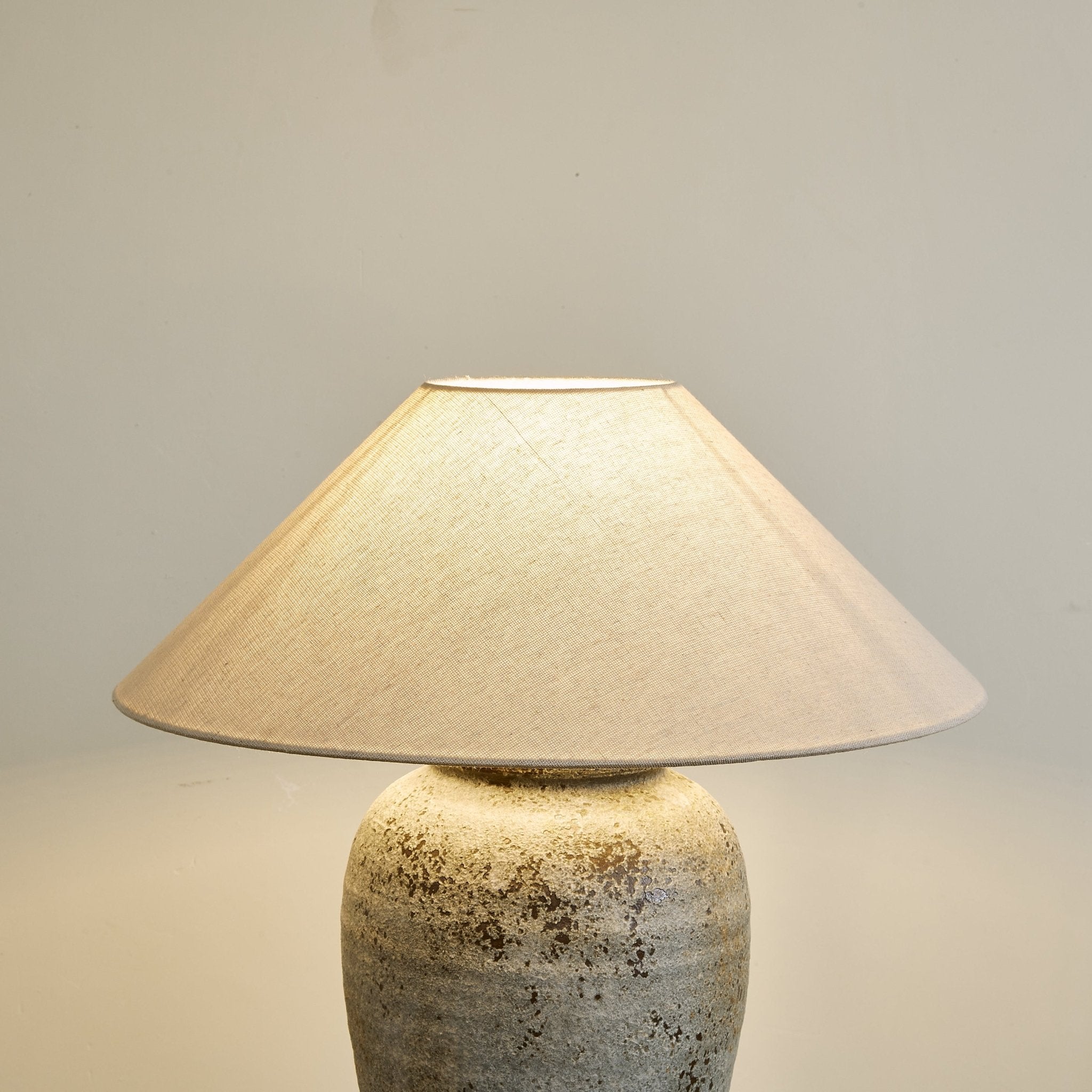 Terra Ceramic & Fabric Table Lamp - Letslighting