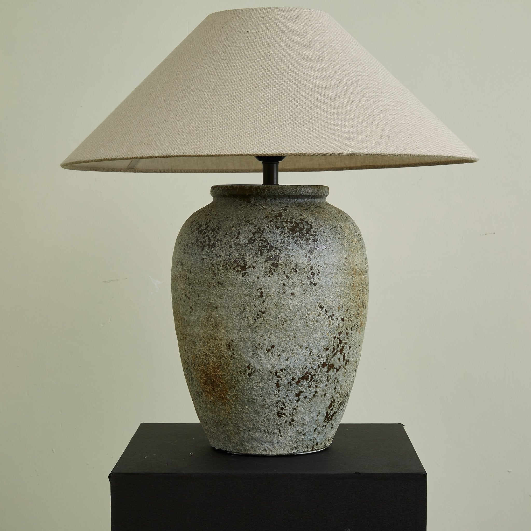 Terra Ceramic & Fabric Table Lamp - Letslighting