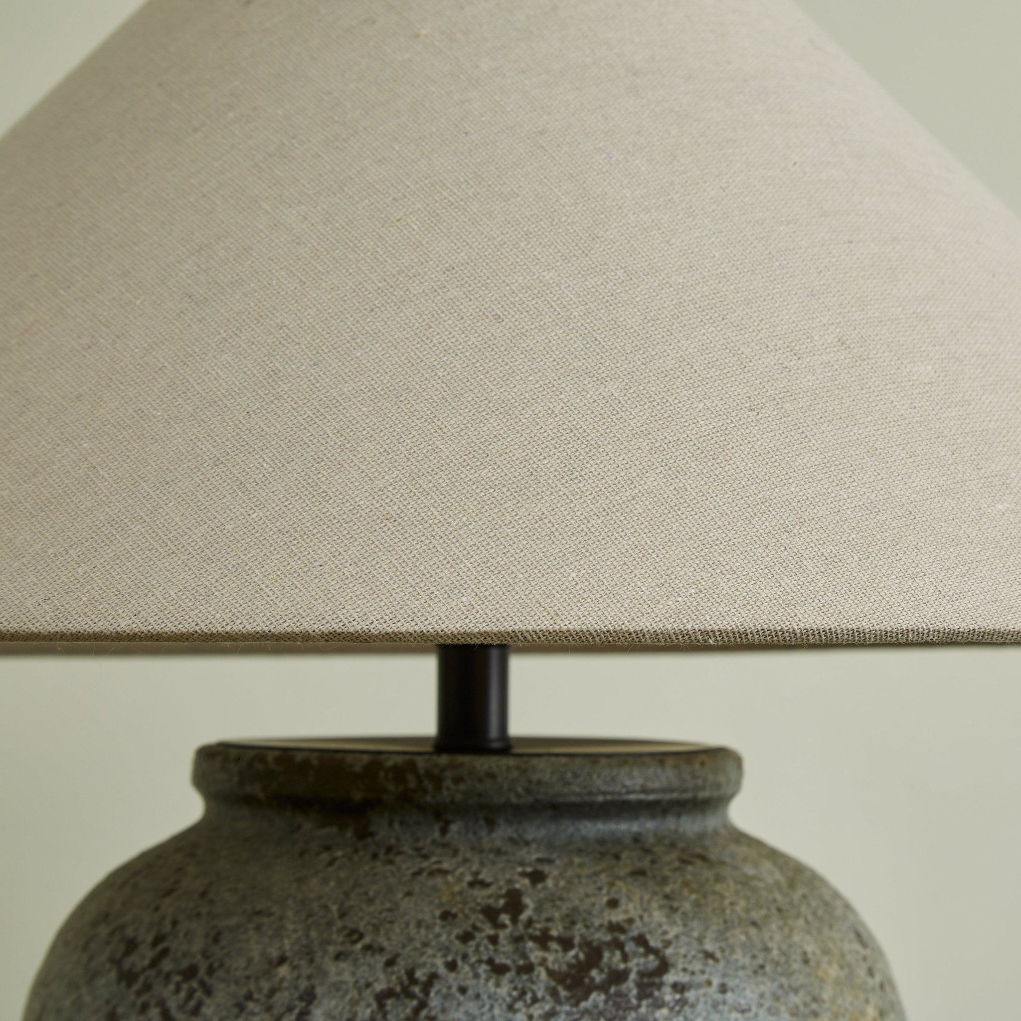 Terra Ceramic & Fabric Table Lamp - Letslighting