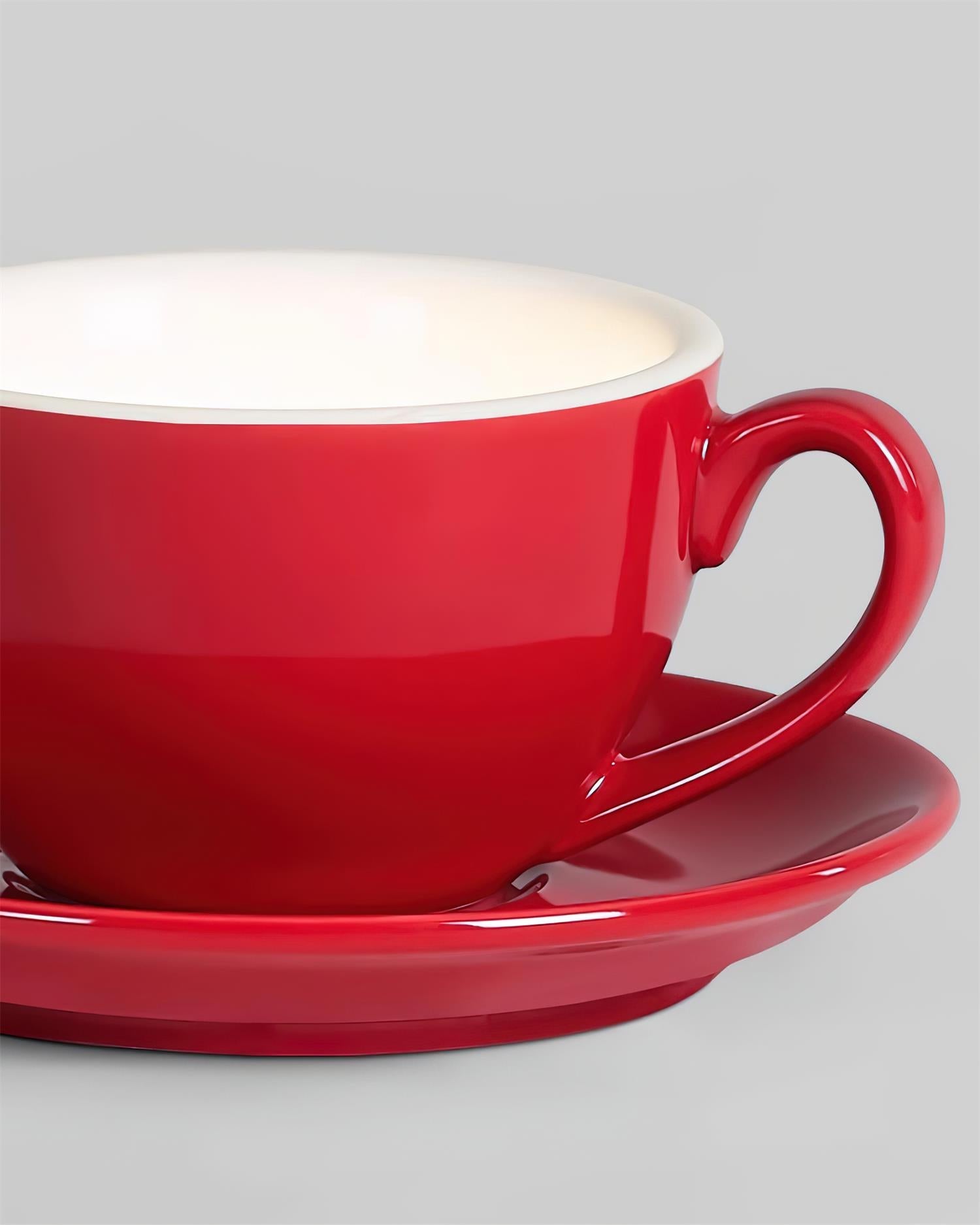 Teacup Ceiling Lamp Red Ceramics - Letslighting