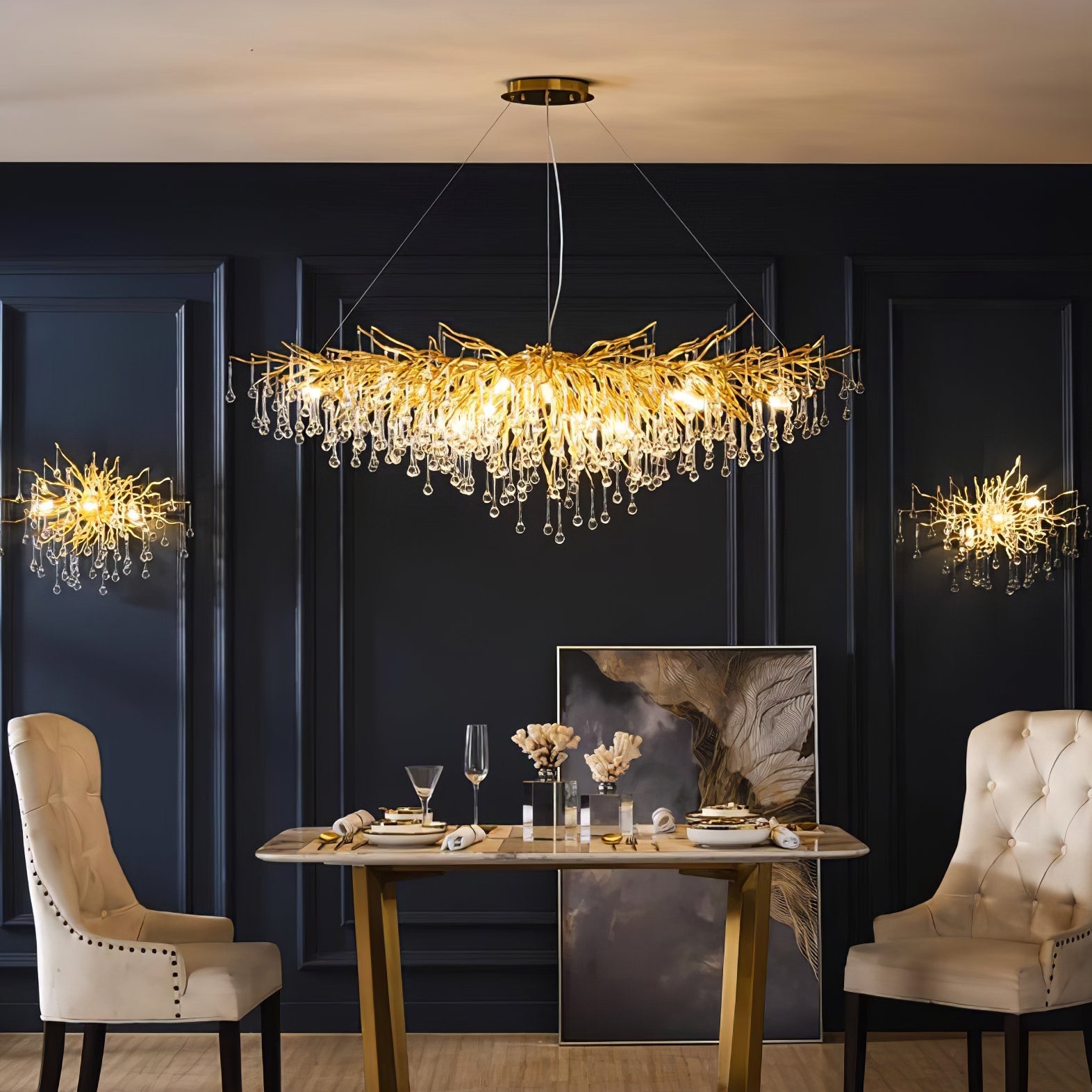 Hephaestus Chandelier Tassel Luxury