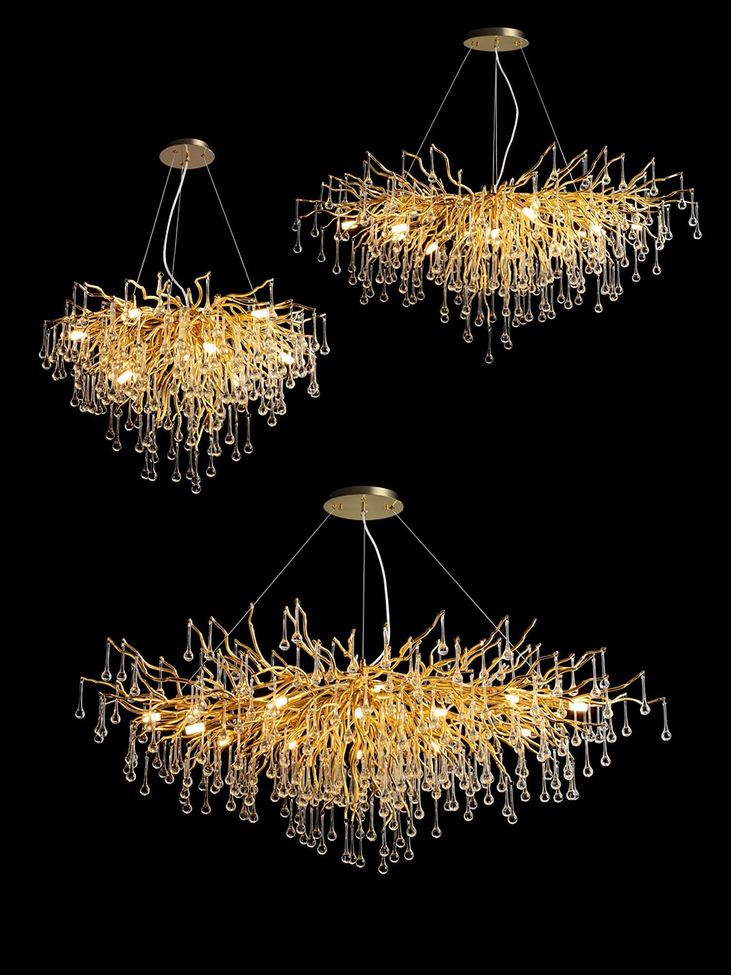 Hephaestus Chandelier Tassel Luxury