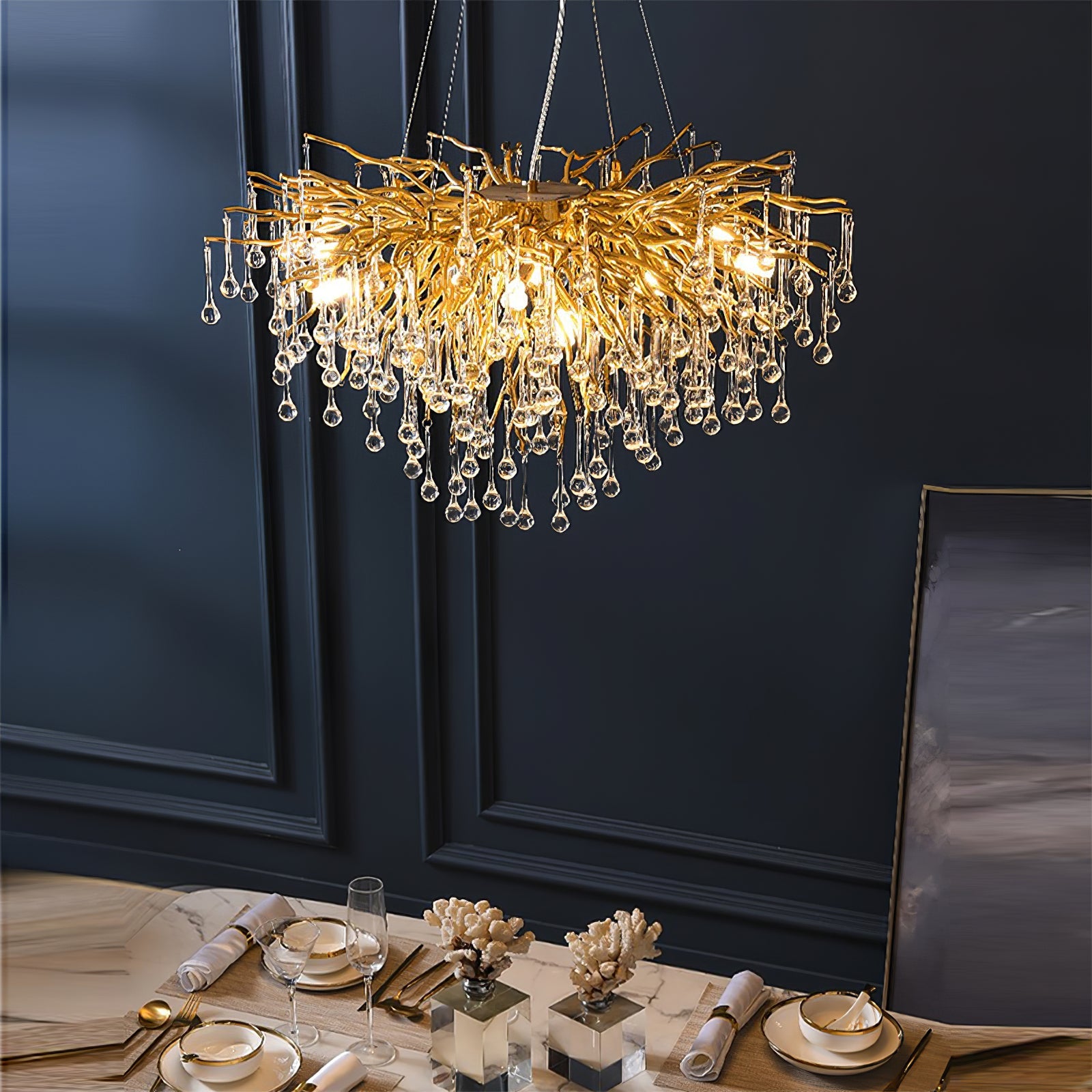 Hephaestus Chandelier Tassel Luxury