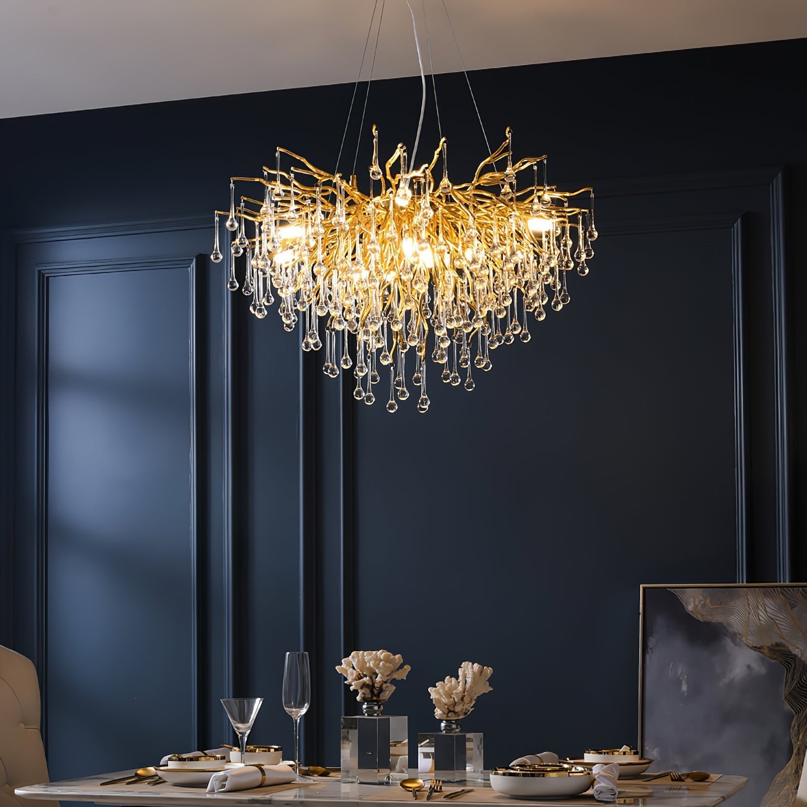 Hephaestus Chandelier Tassel Luxury