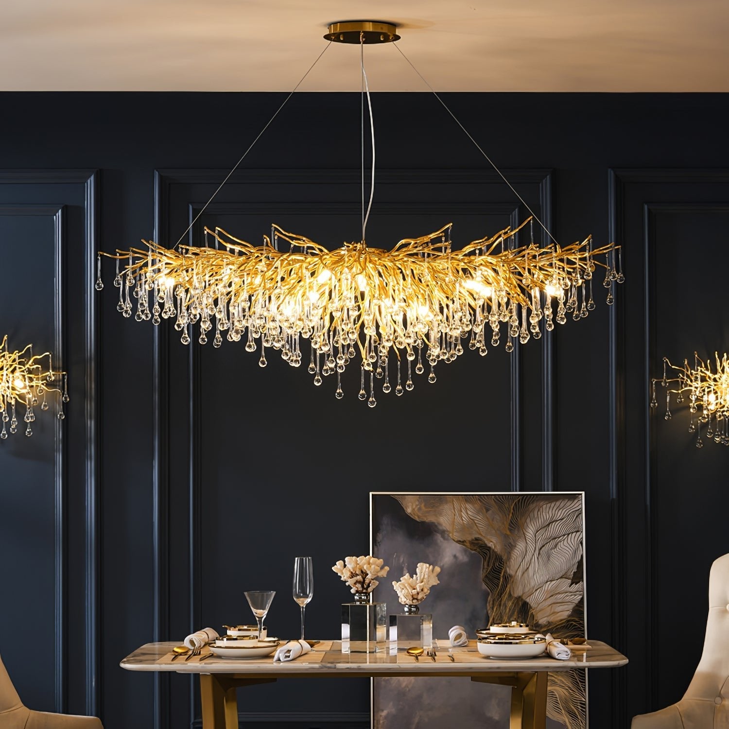 Hephaestus Chandelier Tassel Luxury