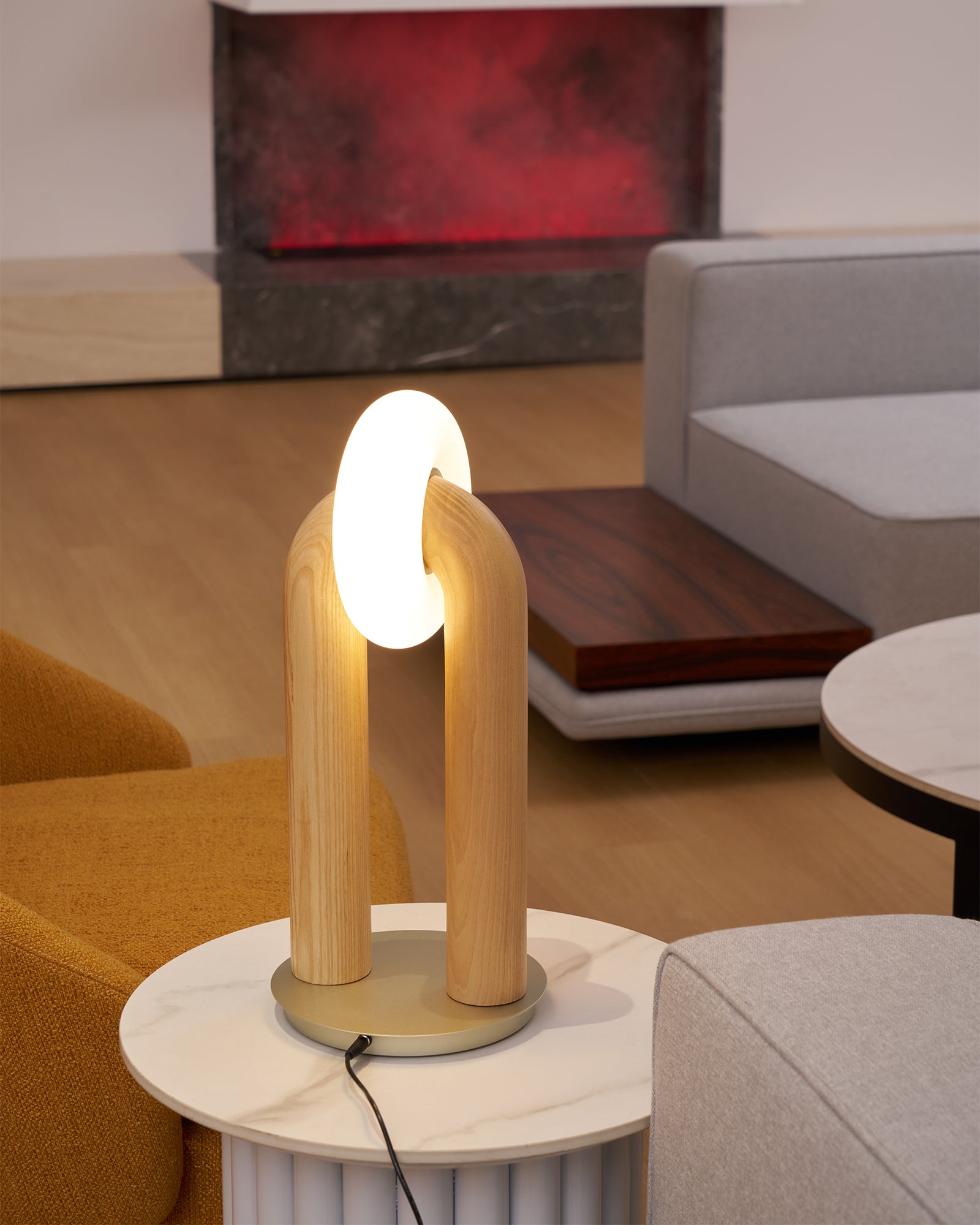 Roxen Wood Vintage Table Lamp - Letslighting