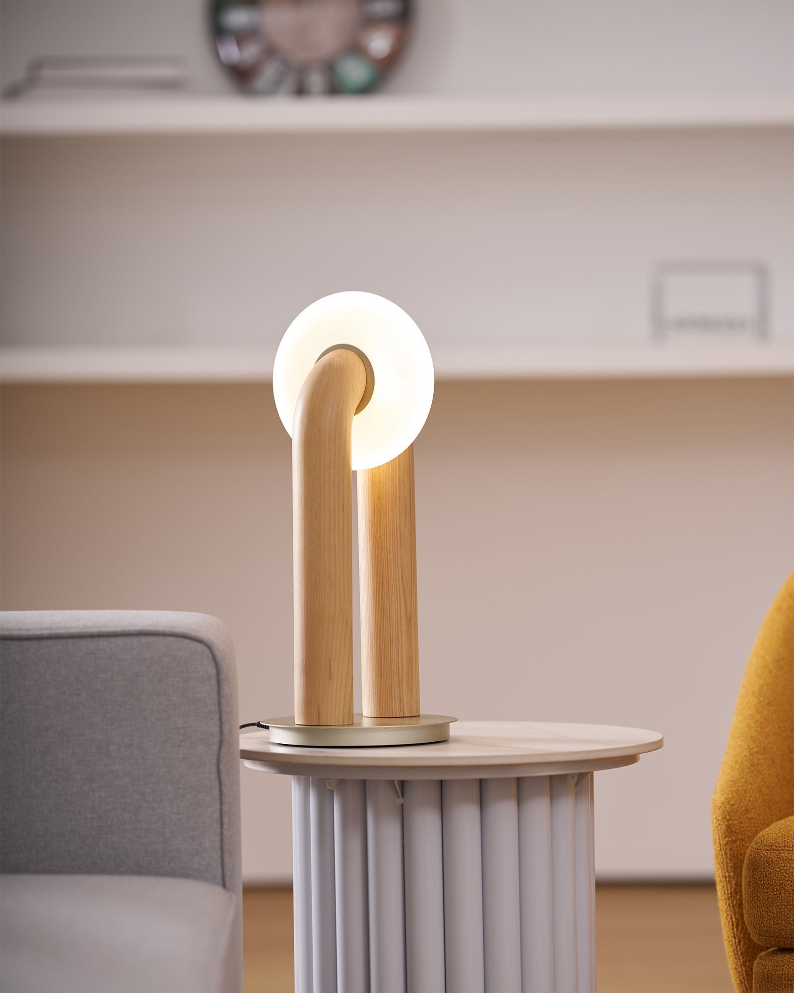 Roxen Wood Vintage Table Lamp - Letslighting