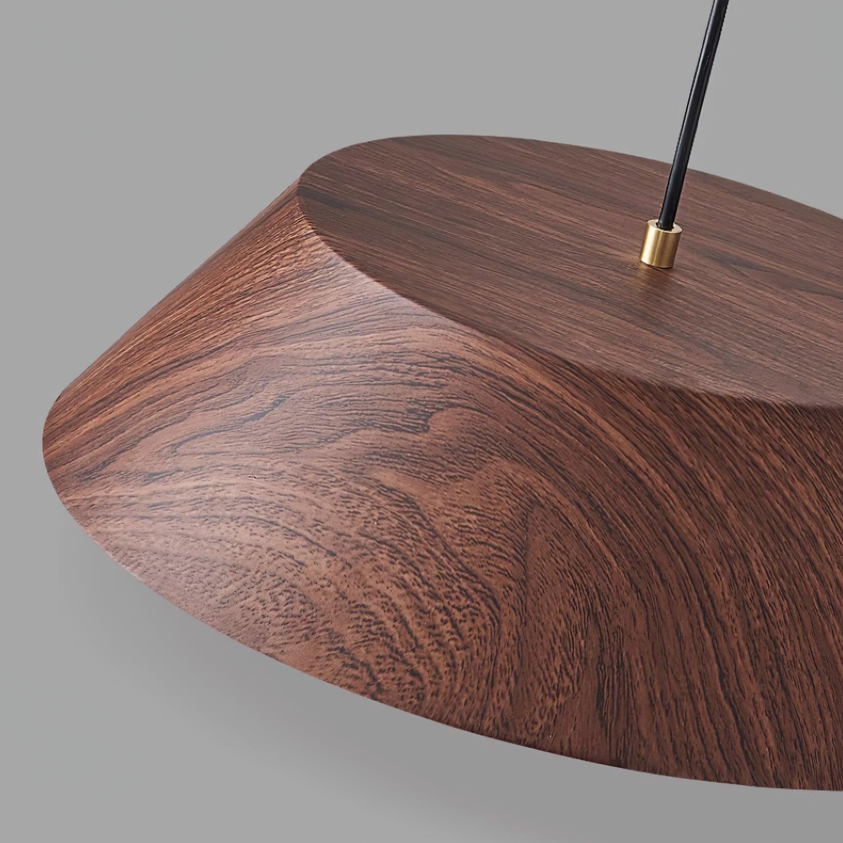 Novain Wood Grain Pendant Light - Letslighting