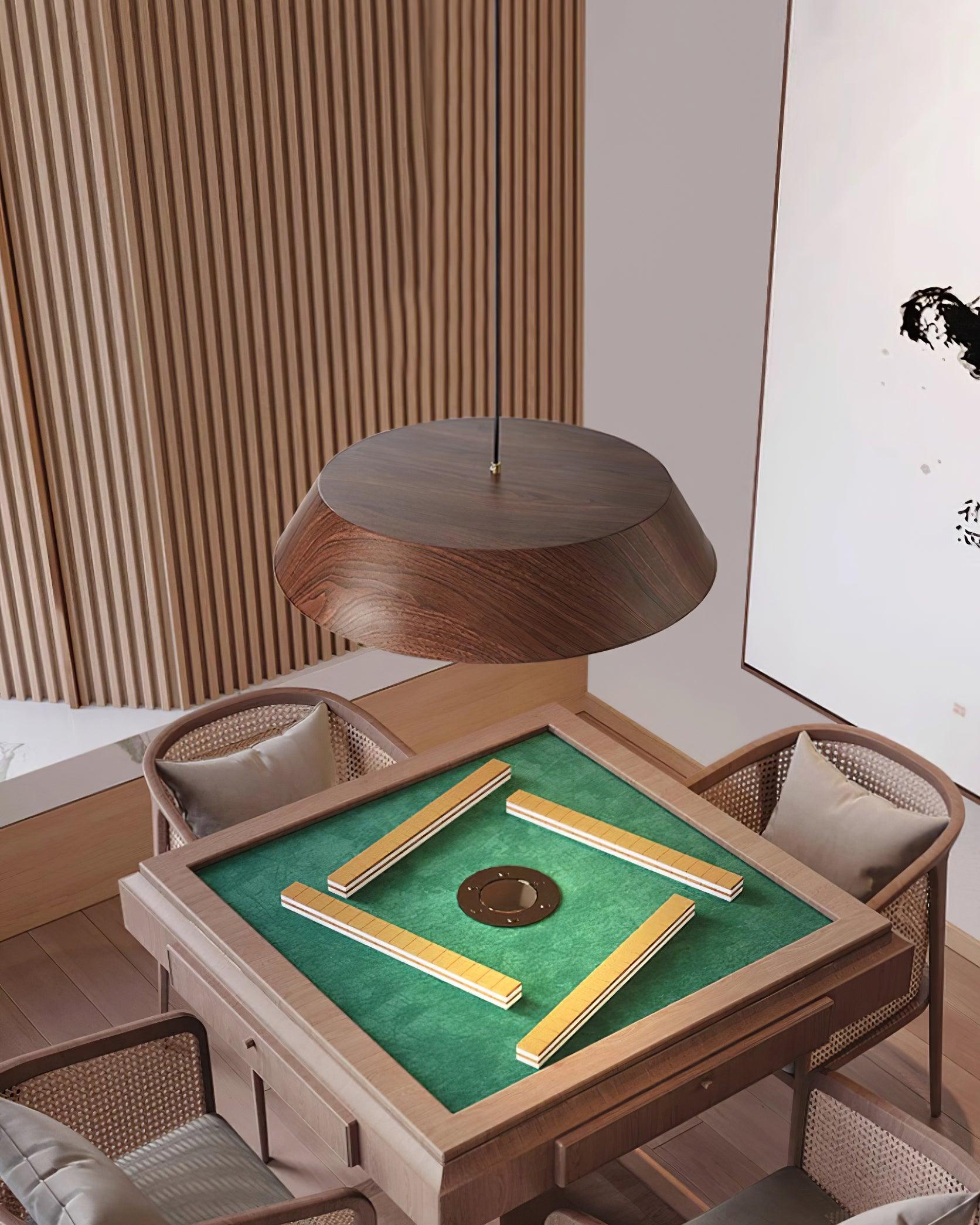 Novain Wood Grain Pendant Light - Letslighting