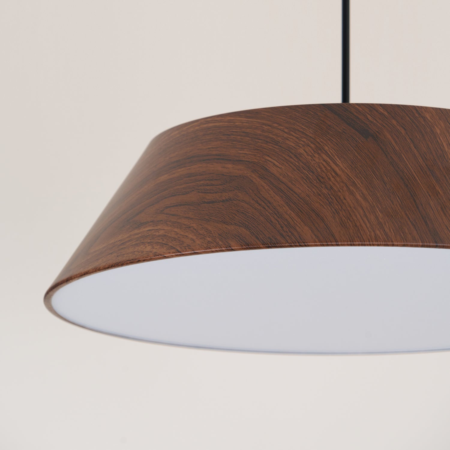 Novain Wood Grain Pendant Light - Letslighting