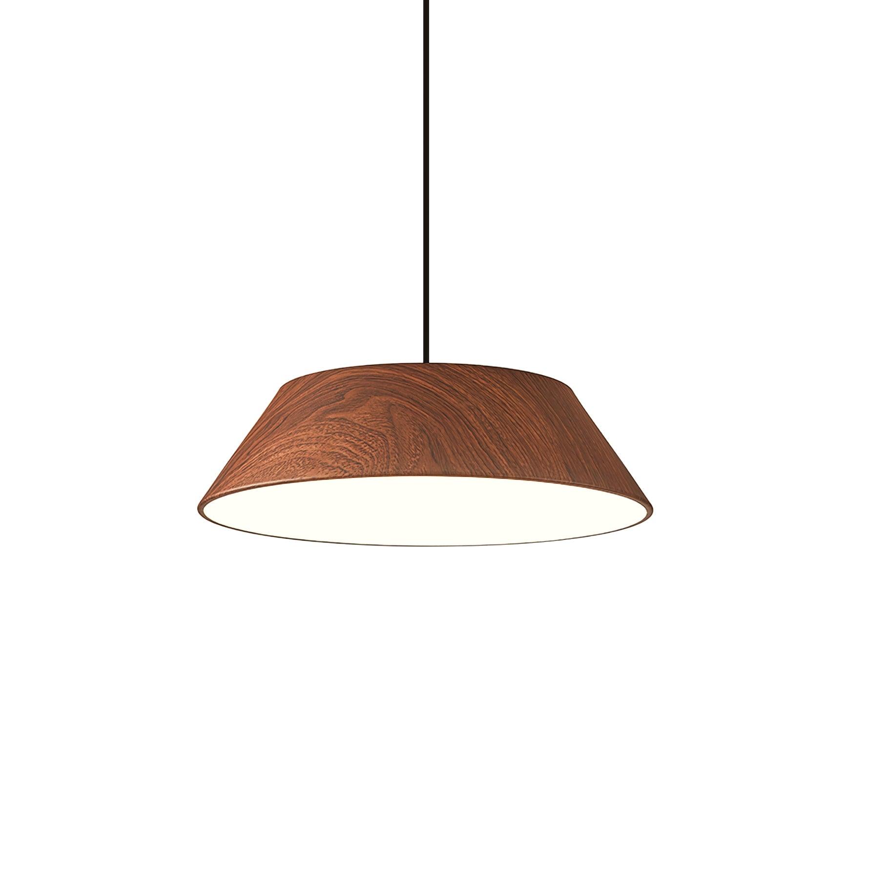 Novain Wood Grain Pendant Light - Letslighting