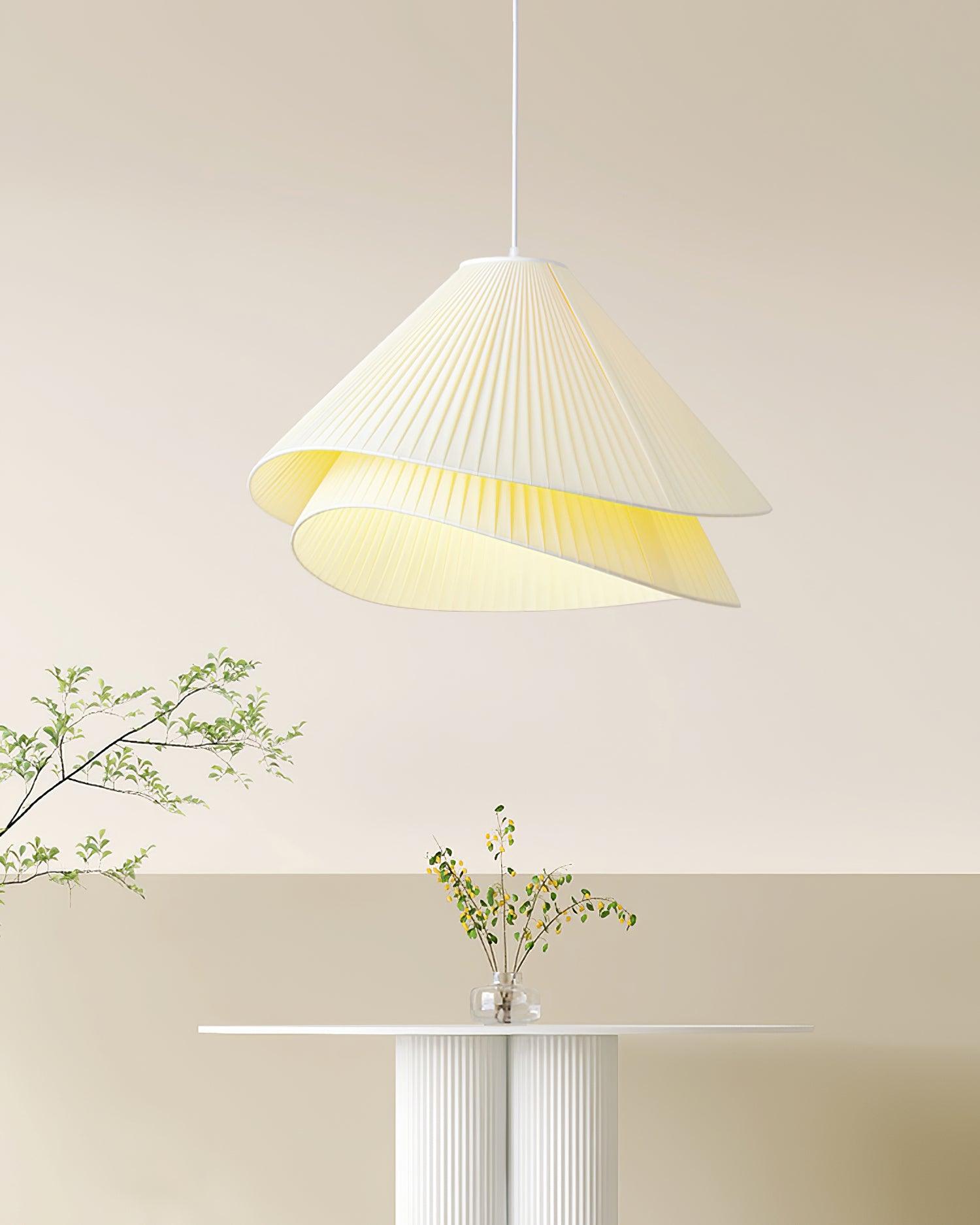Tempo Pleated Pendant Light - Letslighting