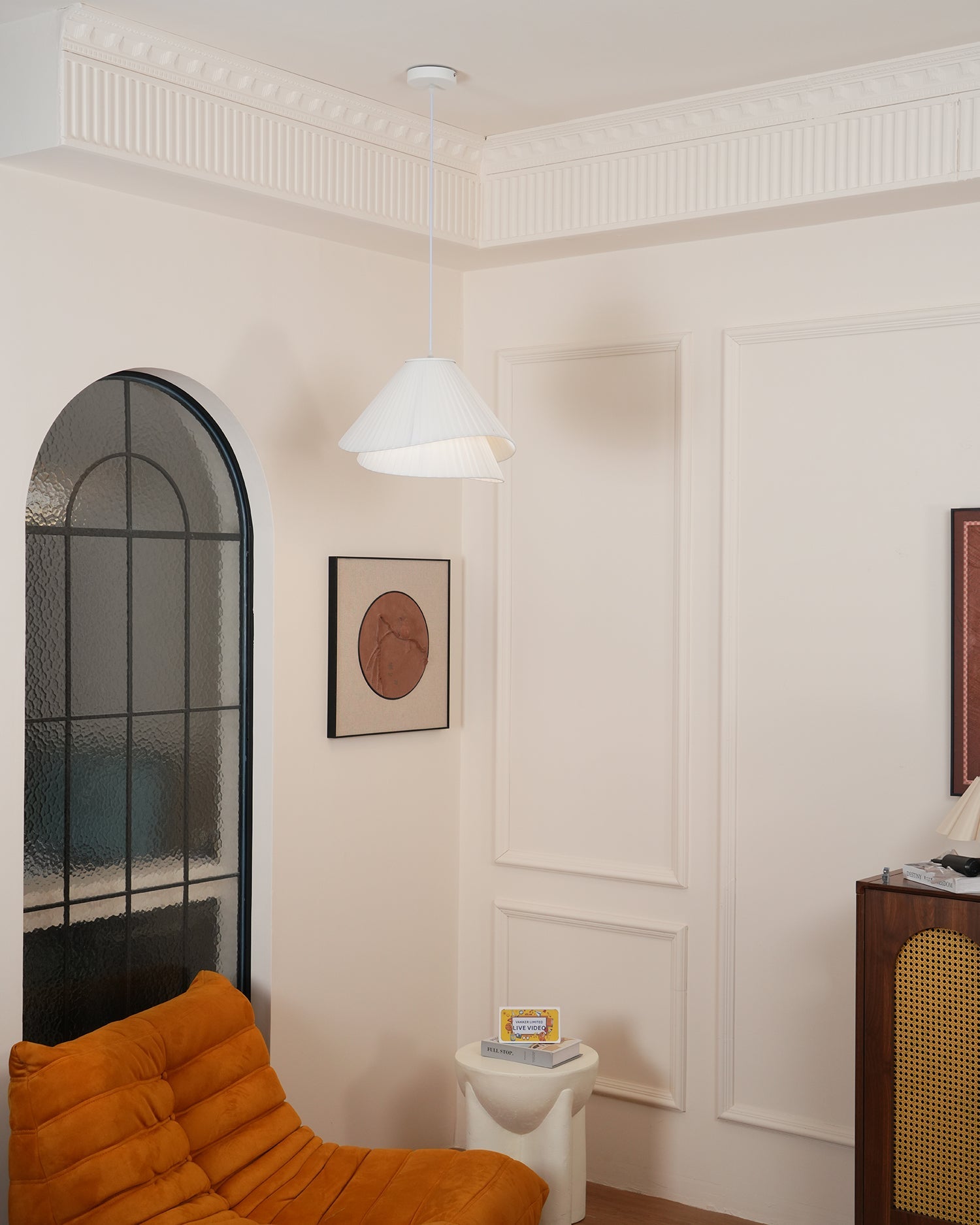Tempo Pleated Pendant Light - Letslighting