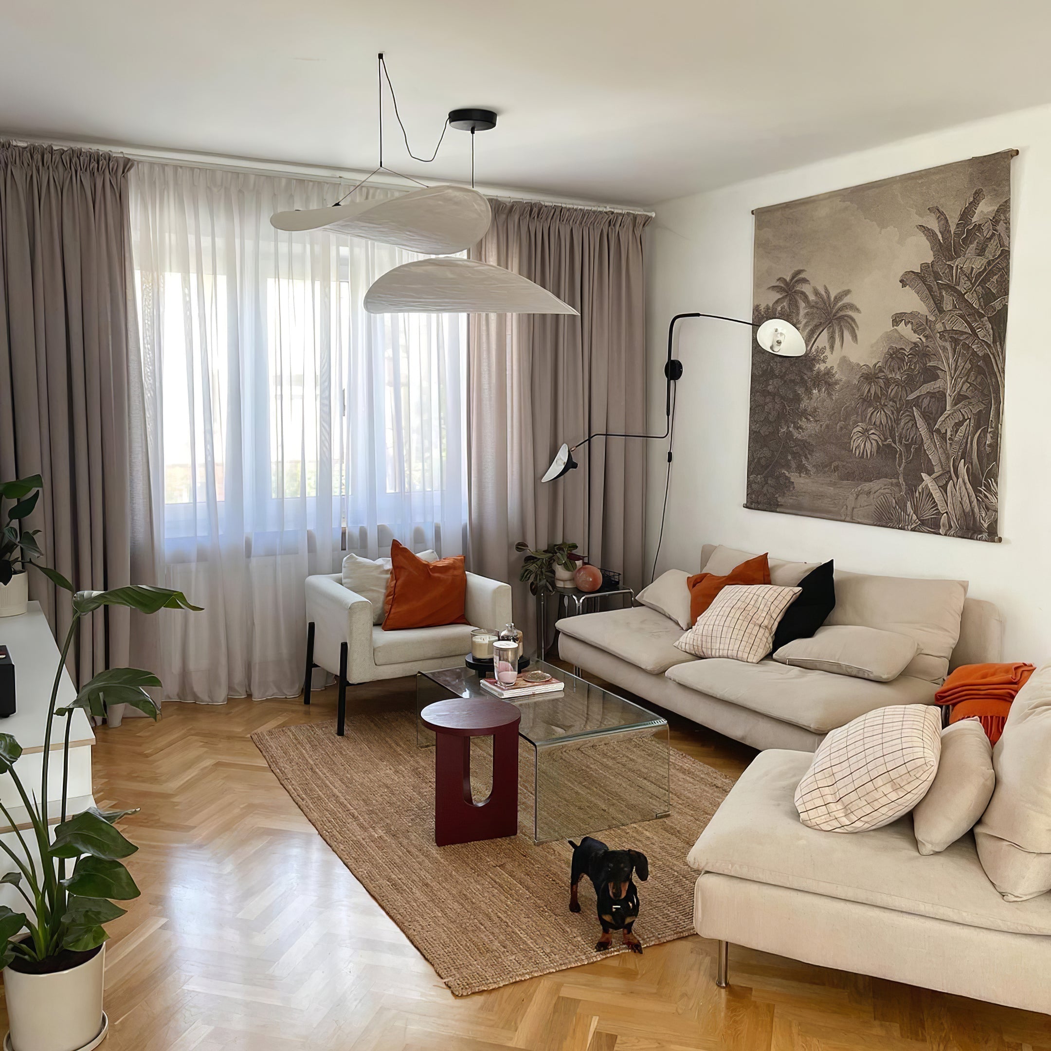 Vela Minimalist Silk Pendant Light - Letslighting