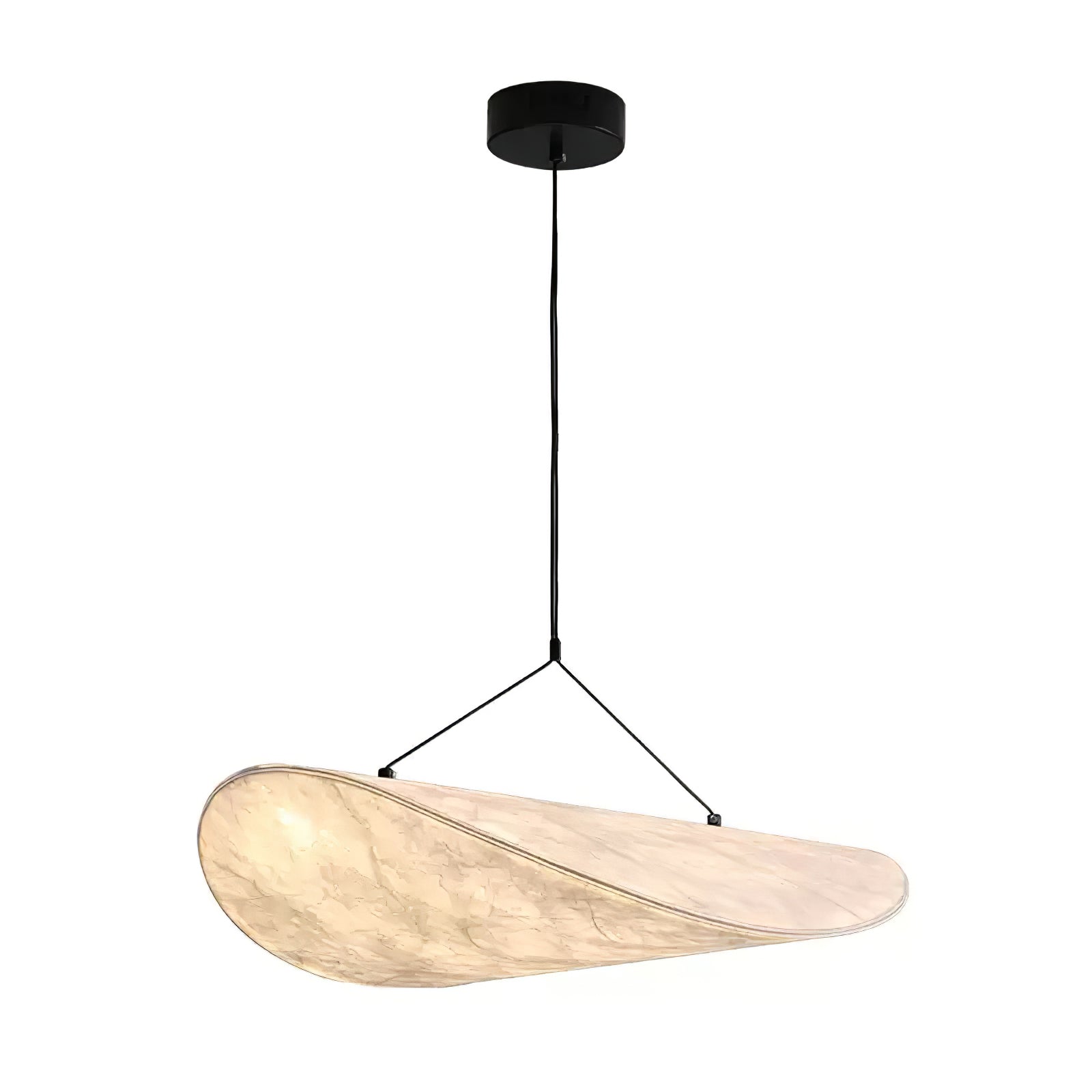 Vela Minimalist Silk Pendant Light - Letslighting