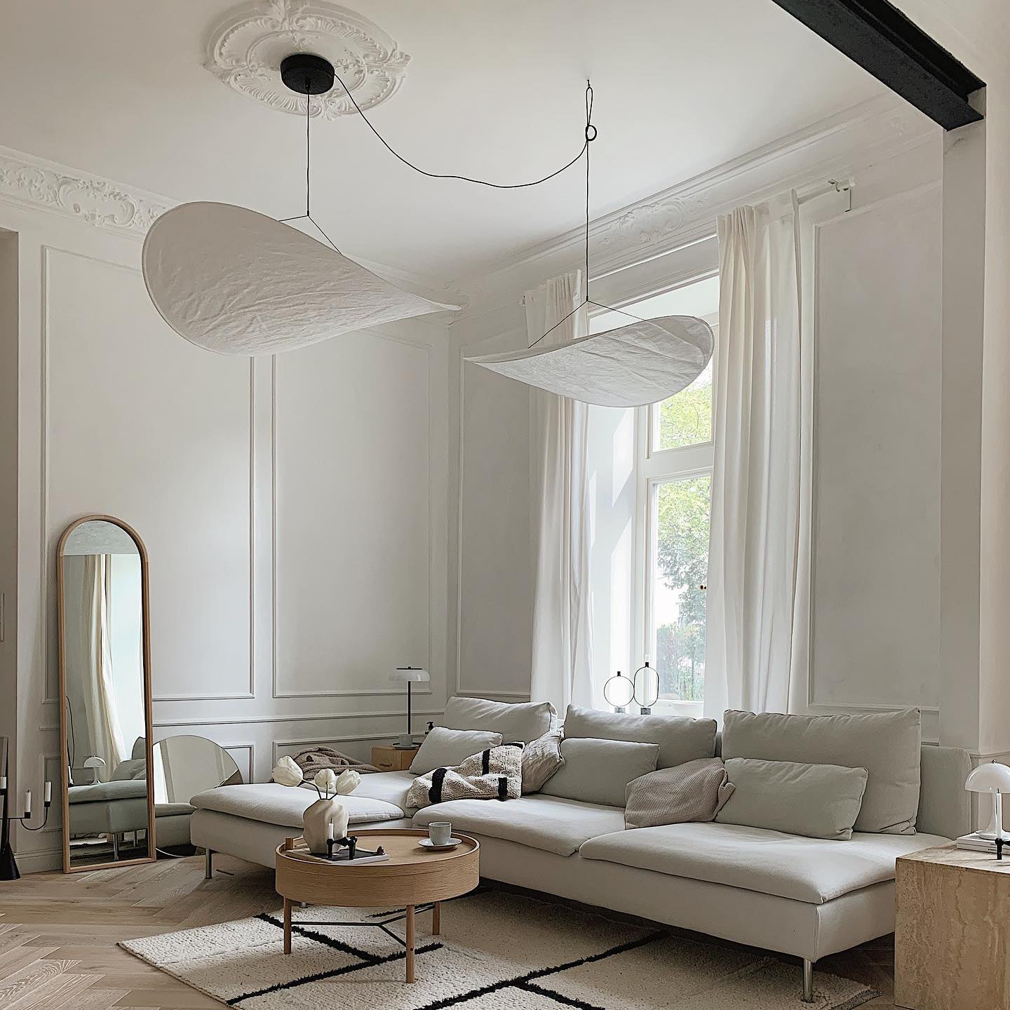 Elsolir Modern Minimalist Paper Pendant Lamp - Letslighting