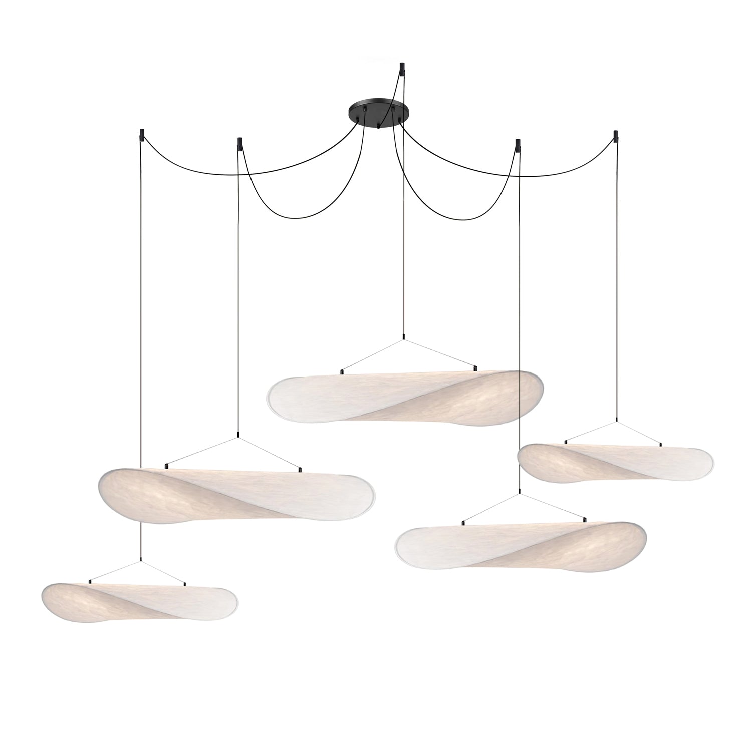 Vela Minimalist Silk Pendant Light - Letslighting