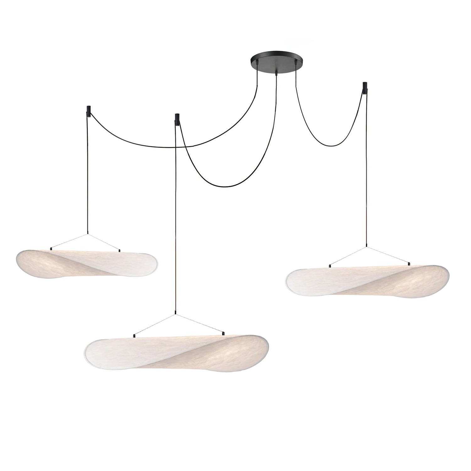 Vela Minimalist Silk Pendant Light - Letslighting