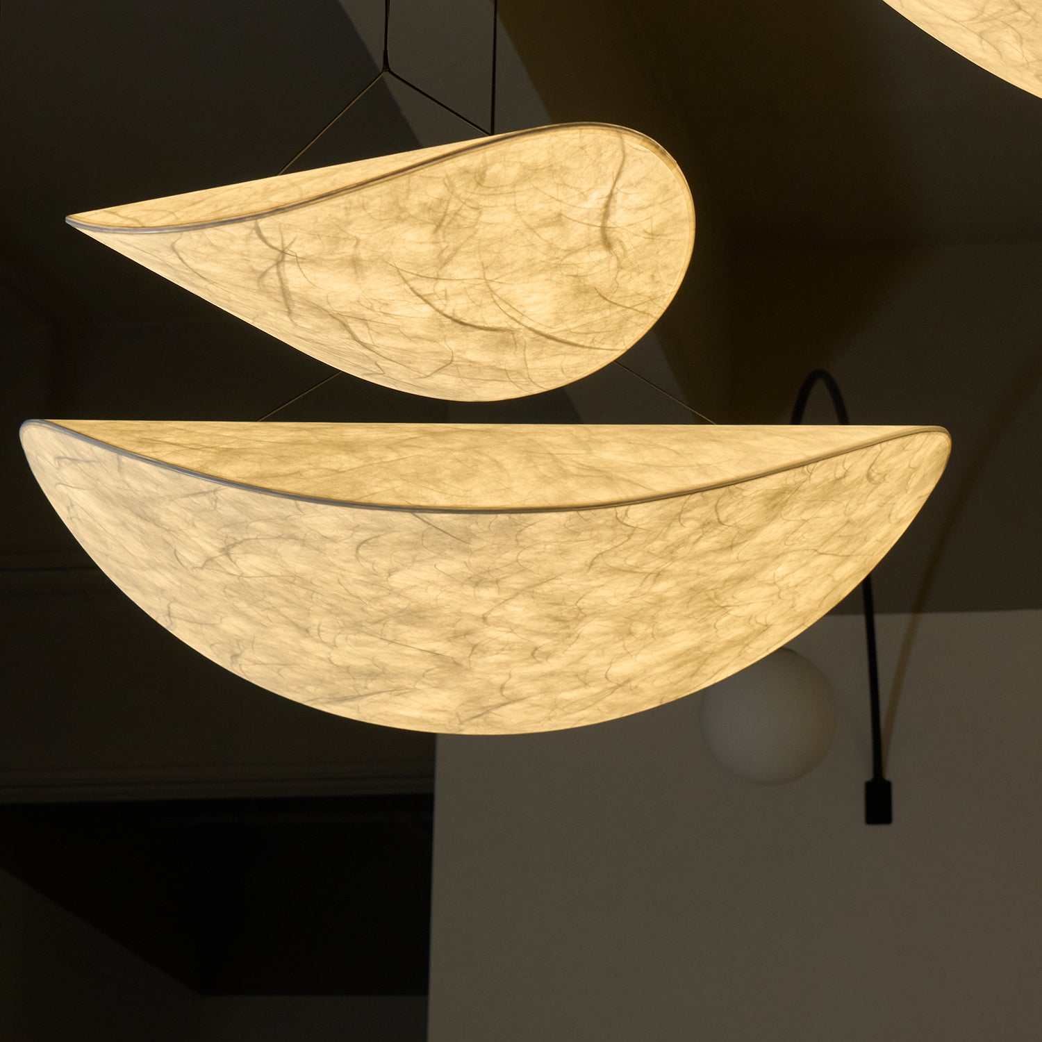 Vela Minimalist Silk Pendant Light - Letslighting