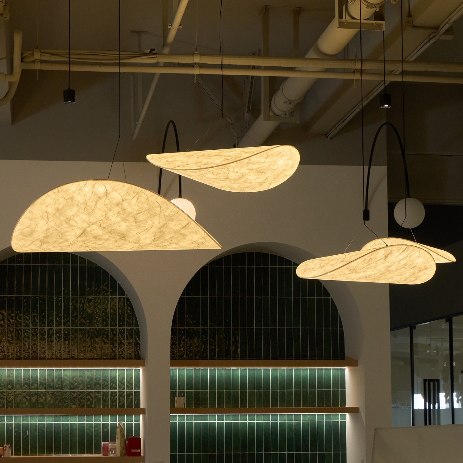 Vela Minimalist Silk Pendant Light - Letslighting