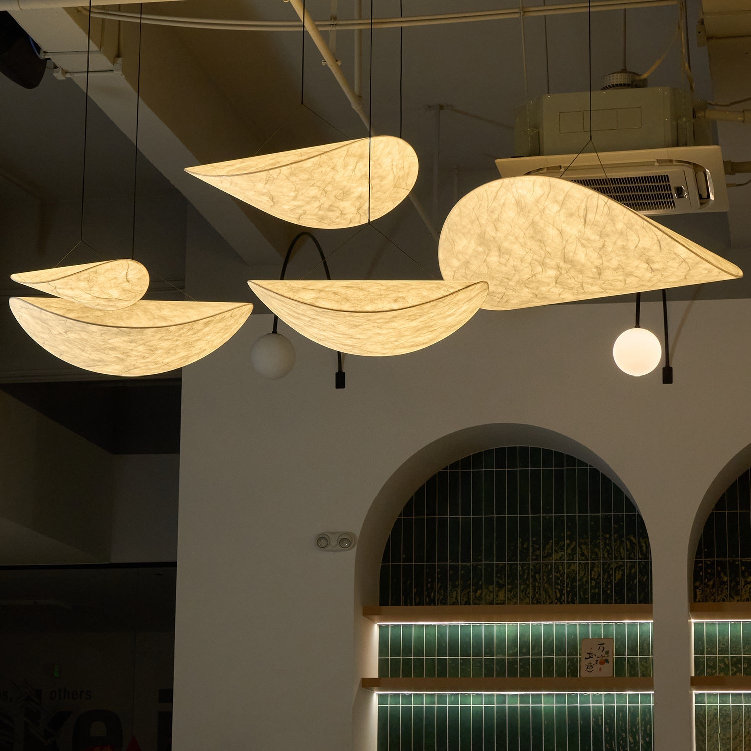 Vela Minimalist Silk Pendant Light - Letslighting