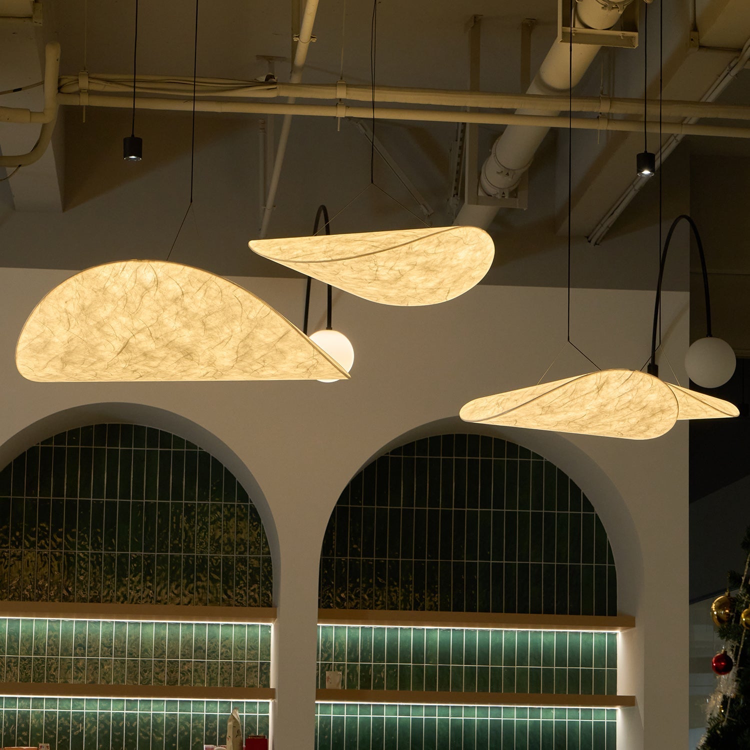 Vela Minimalist Silk Pendant Light - Letslighting