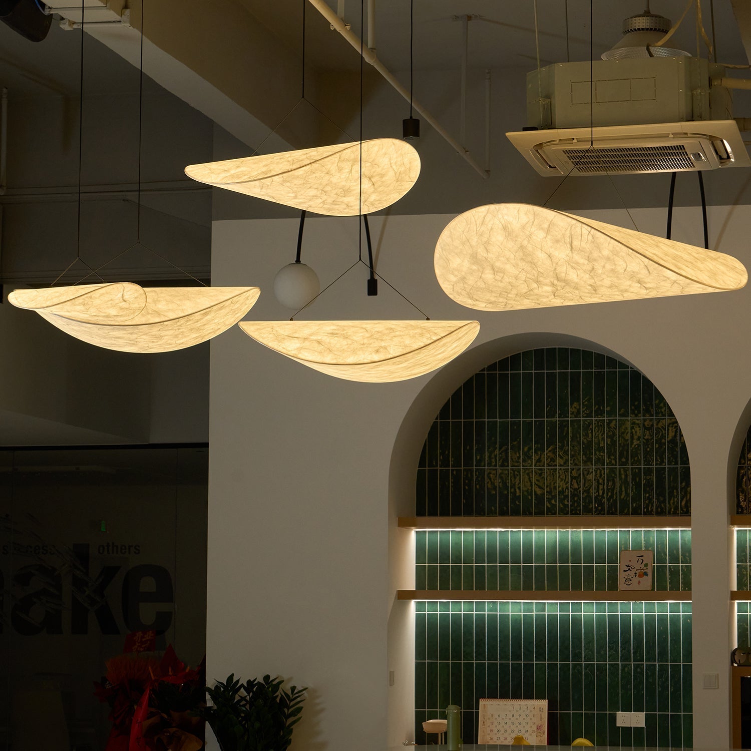 Vela Minimalist Silk Pendant Light - Letslighting