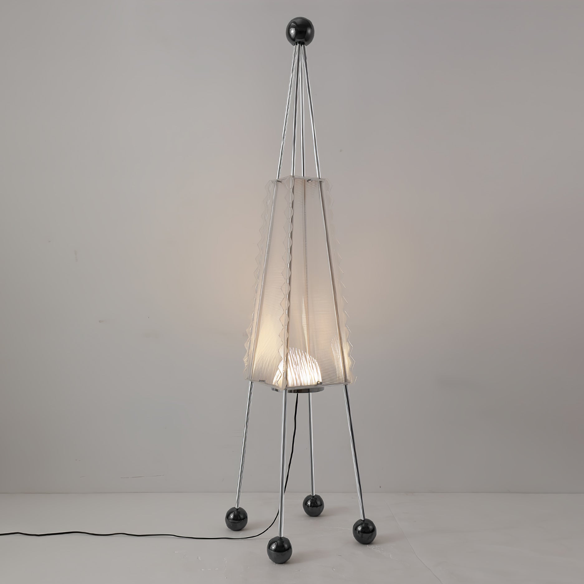 Tetra Industrial Acrylic Floor Lamp - Letslighting