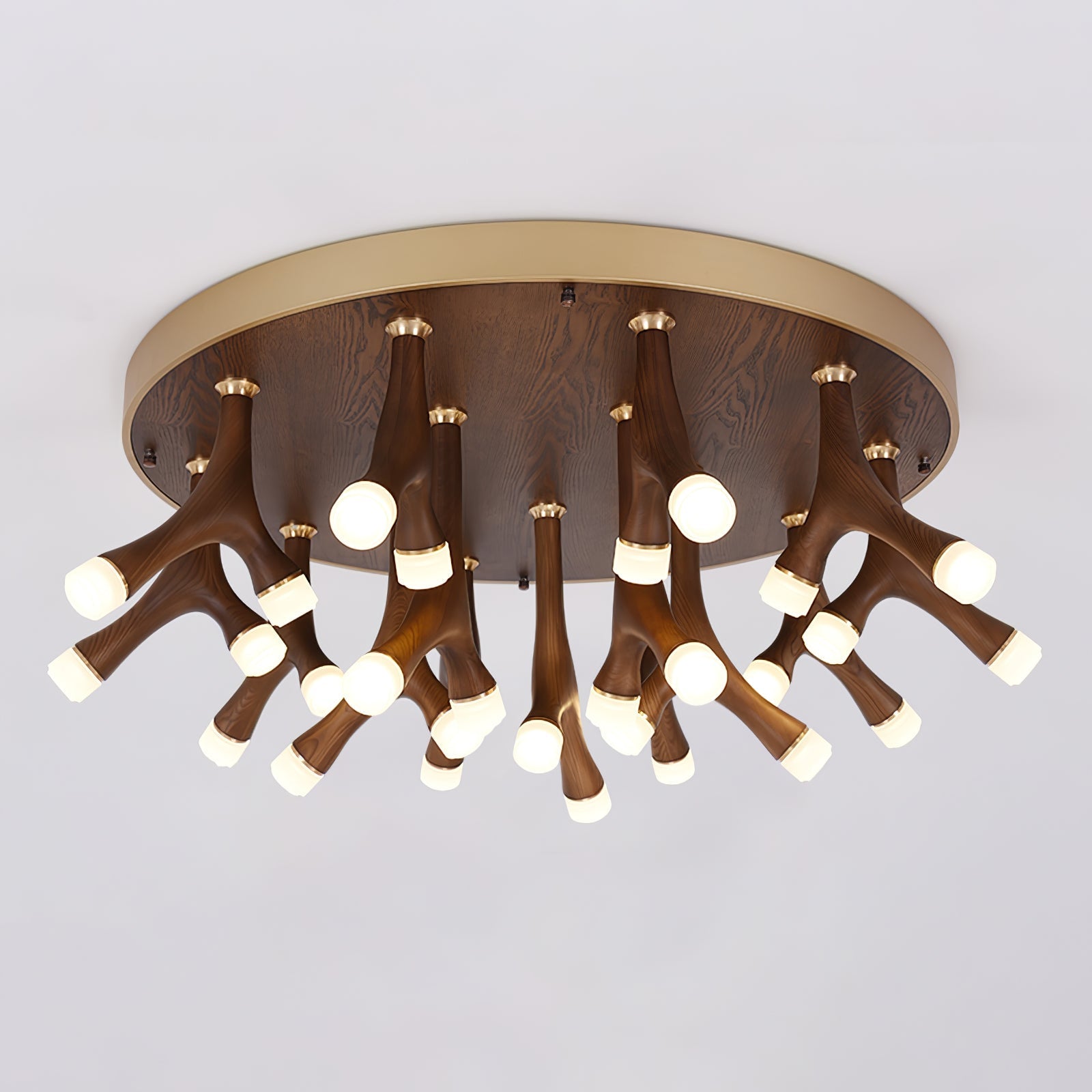 Vilorion Nature-Inspired Wood Ceiling Light - Letslighting