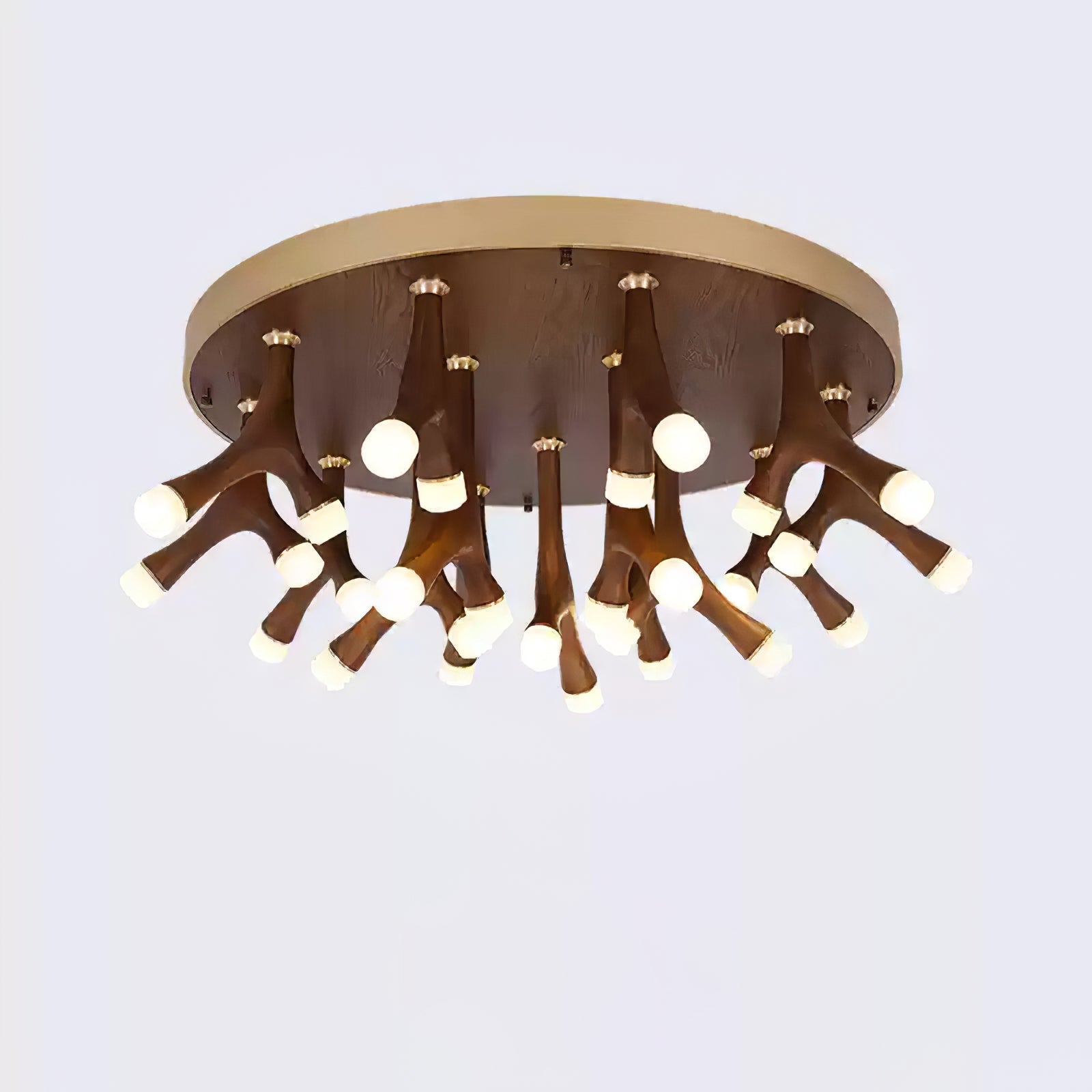 Vilorion Nature-Inspired Wood Ceiling Light - Letslighting
