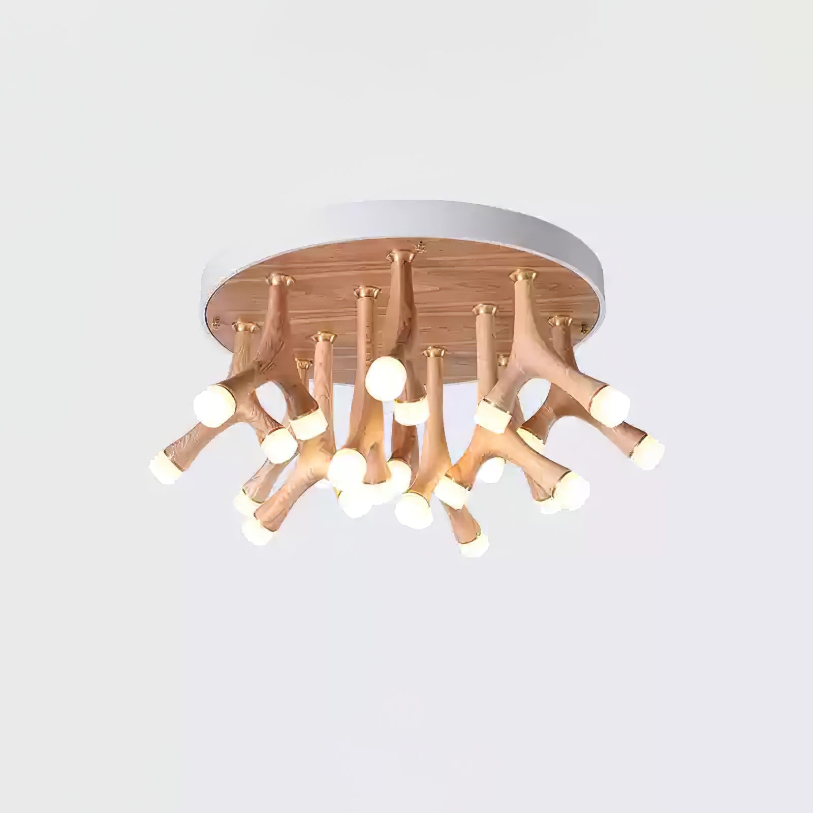Vilorion Nature-Inspired Wood Ceiling Light - Letslighting