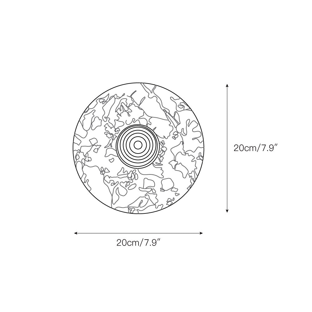 Evvarel Modern Minimalist Green Marble Sconce Wall Lamp - Letslighting