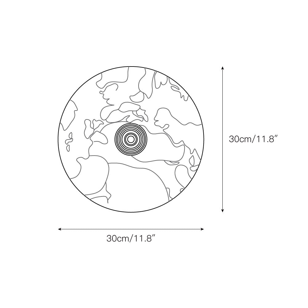 Alter Modern Minimalist Round Marble Sconce Wall Lamp - Letslighting