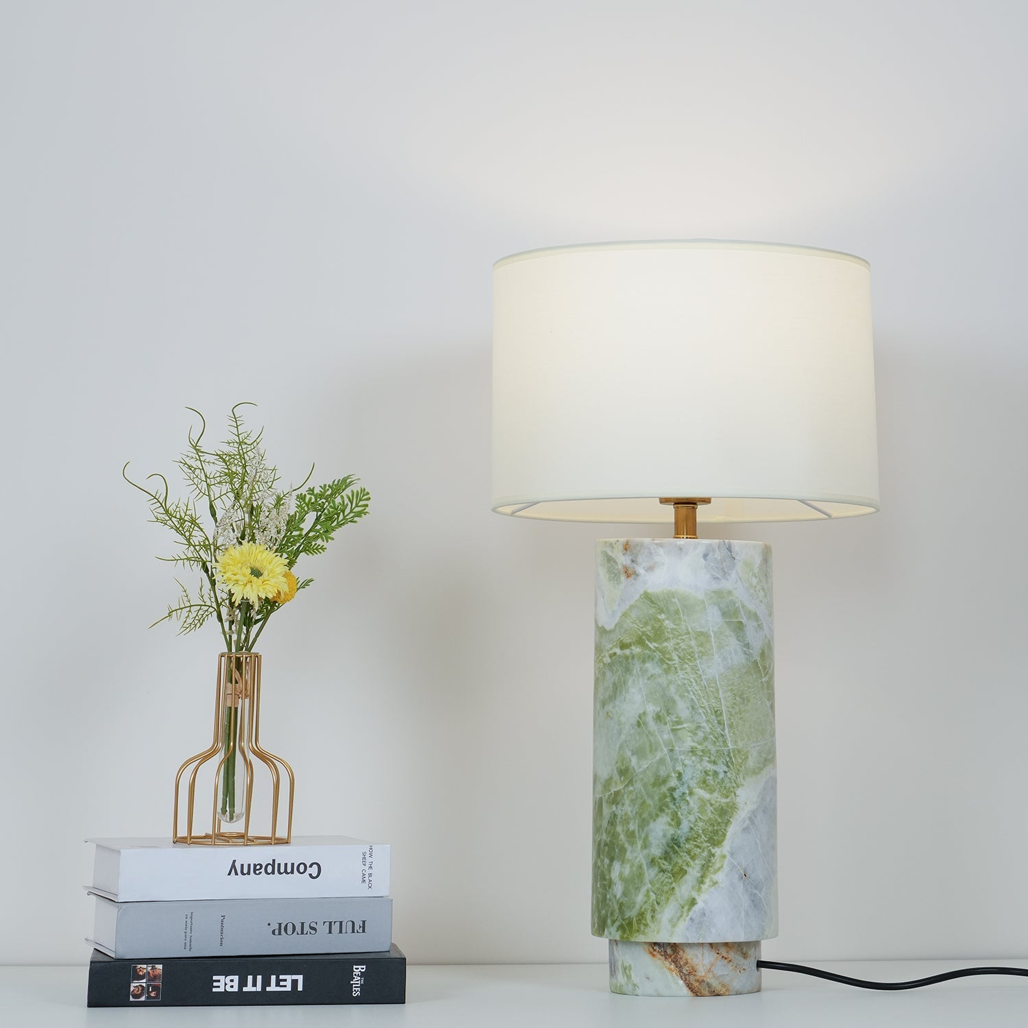 Radiace Marble Fabric Table Lamp - Letslighting