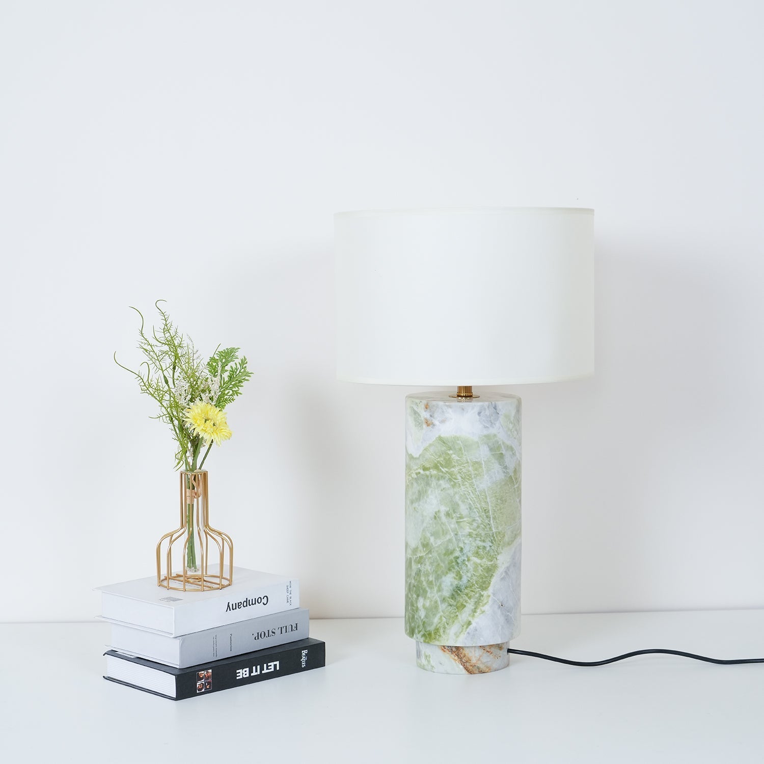 Radiace Marble Fabric Table Lamp - Letslighting