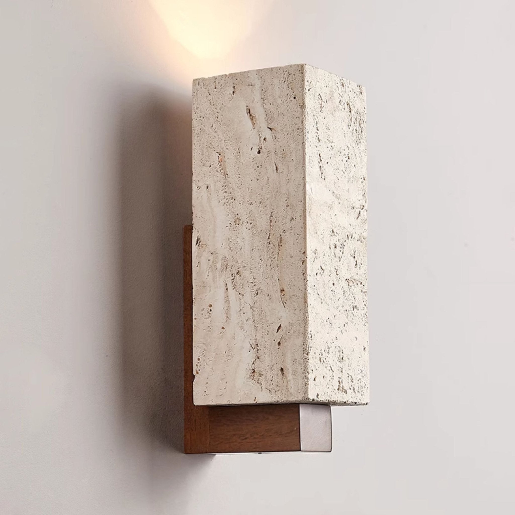 Elsoran Travertine Block Wall Light