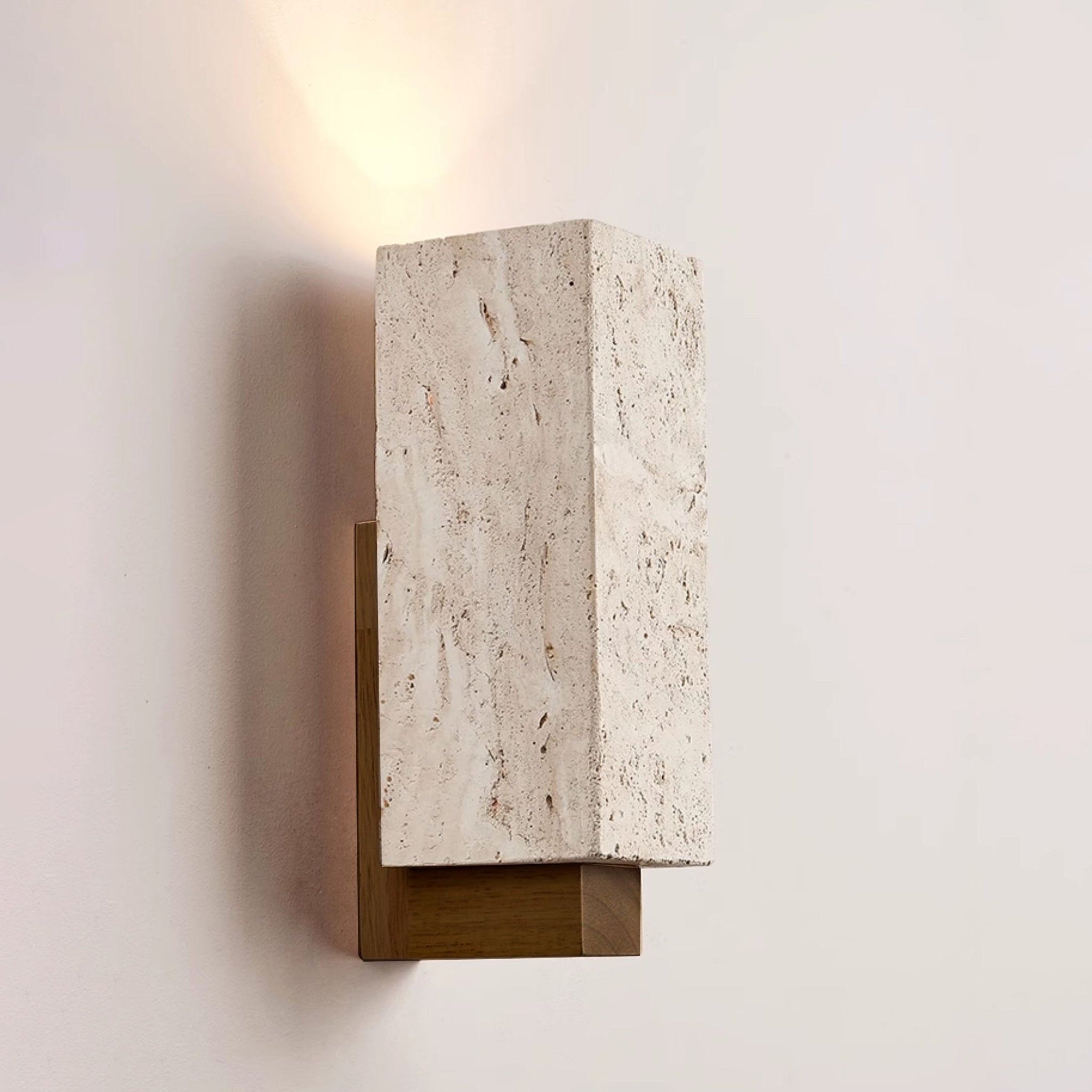 Elsoran Travertine Block Wall Light