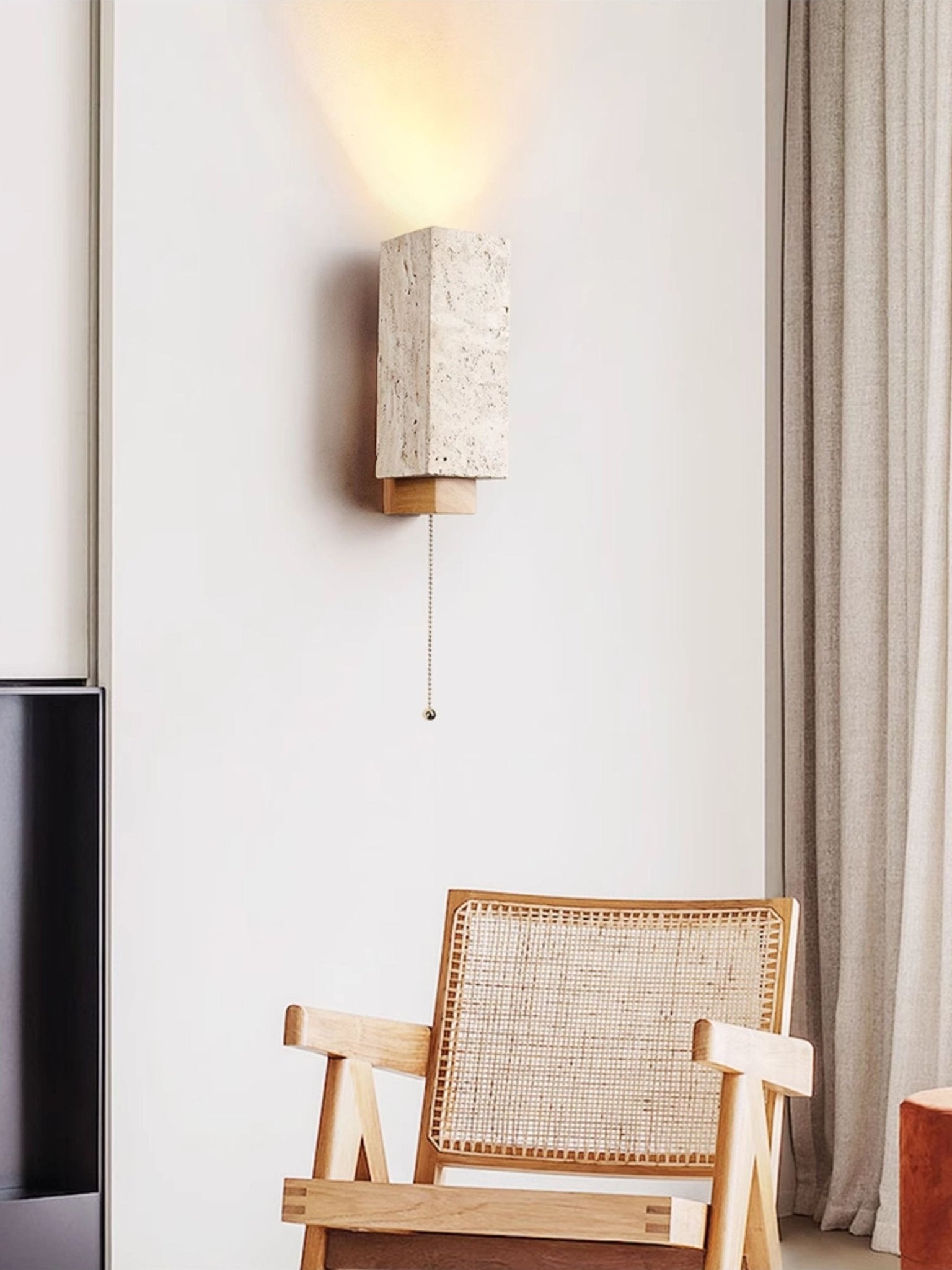 Elsoran Travertine Block Wall Light