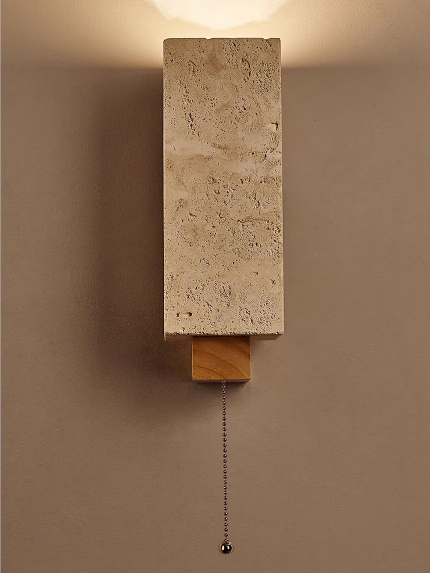 Elsoran Travertine Block Wall Light
