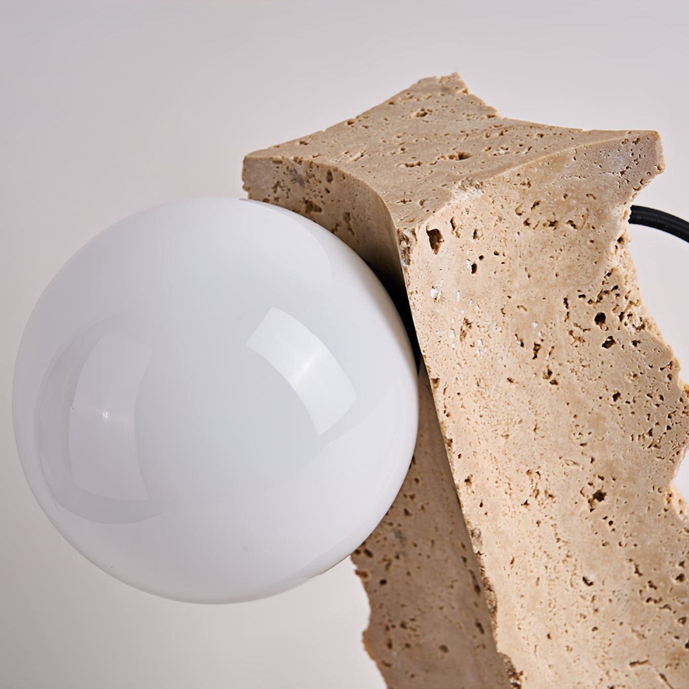 Vyrnora Travertine Slab Table Lamp