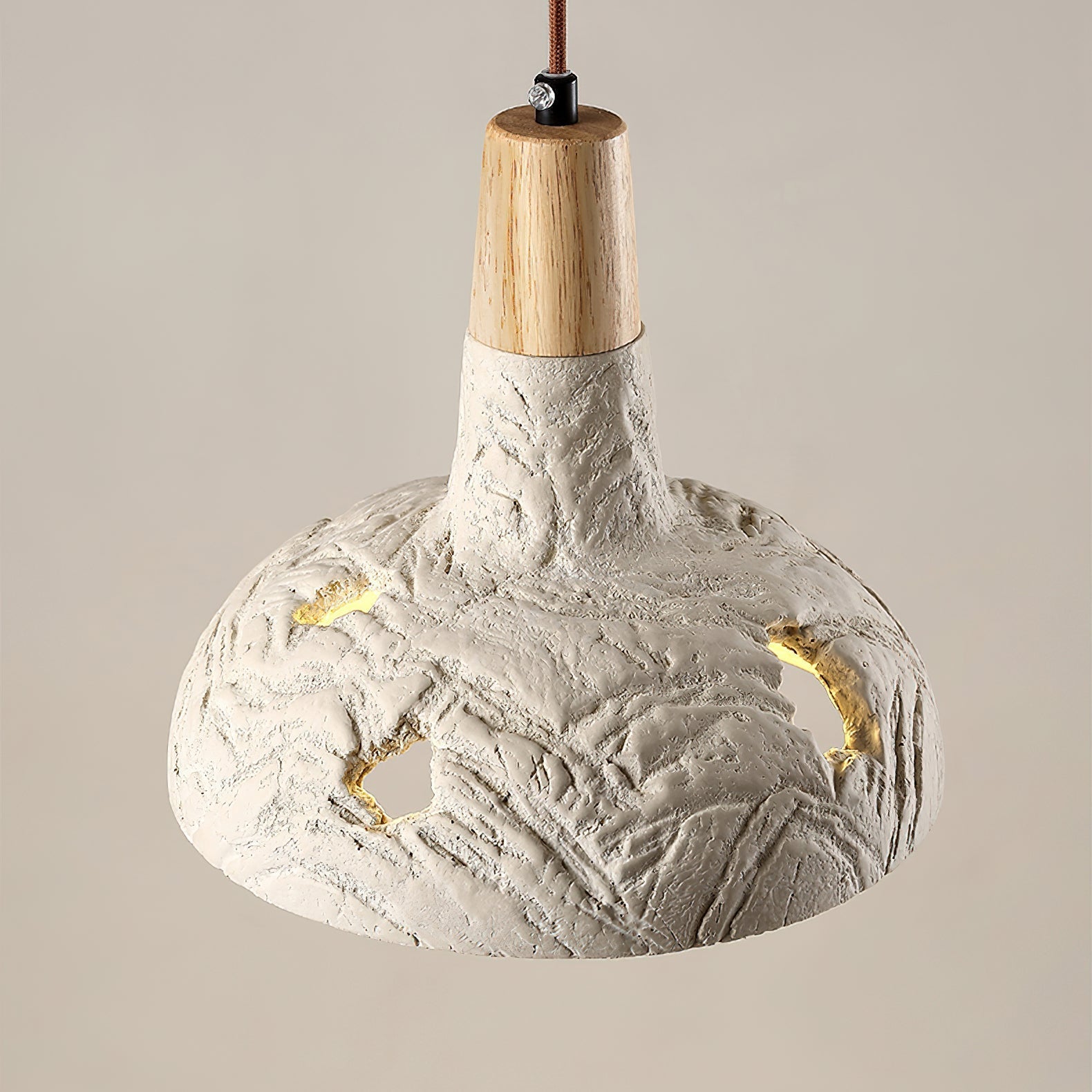 Ormarion Nordic Art Carve Cement Pendant Lamp - Letslighting