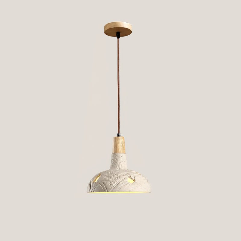 Ormarion Nordic Art Carve Cement Pendant Lamp - Letslighting